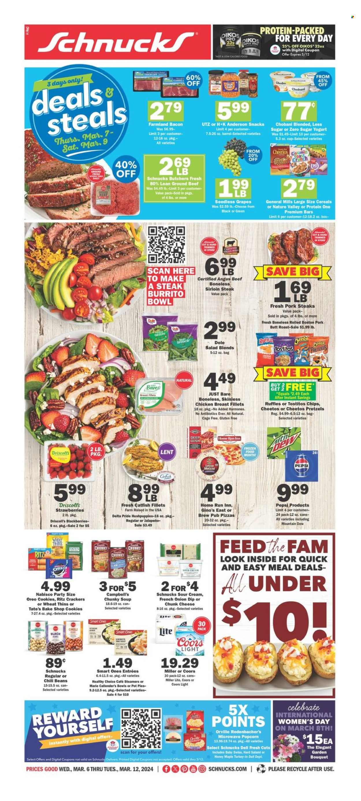 SCHNUCKS ad • Weekly Print Ad • from Wed, March 6, 2024 page 1