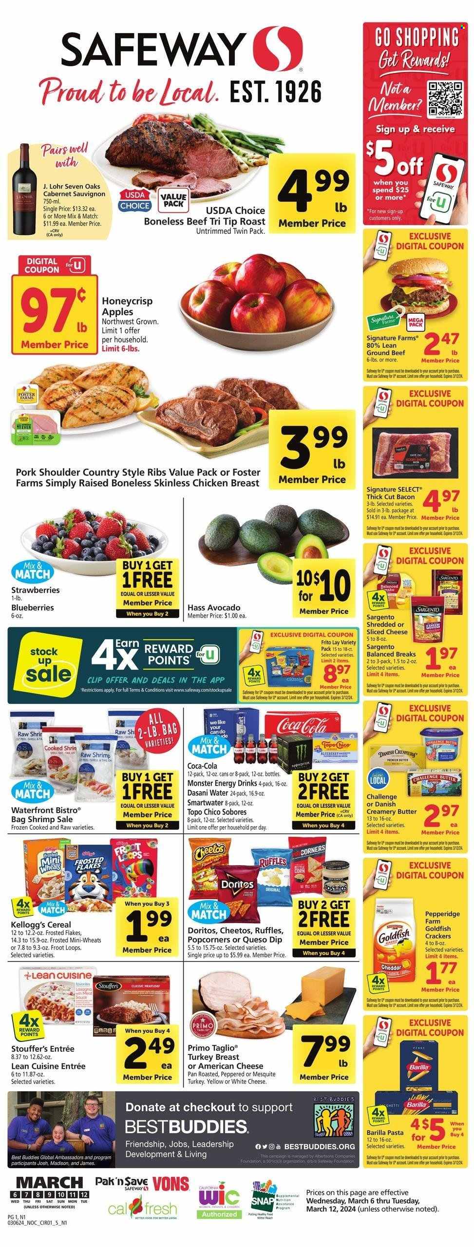 Safeway ad - 03/06/2024 - 03/12/2024. Page 1
