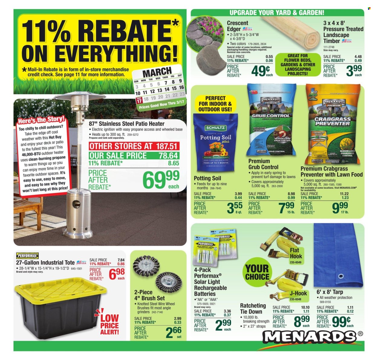 Menards ad - 03/07/2024 - 03/17/2024. Page 1