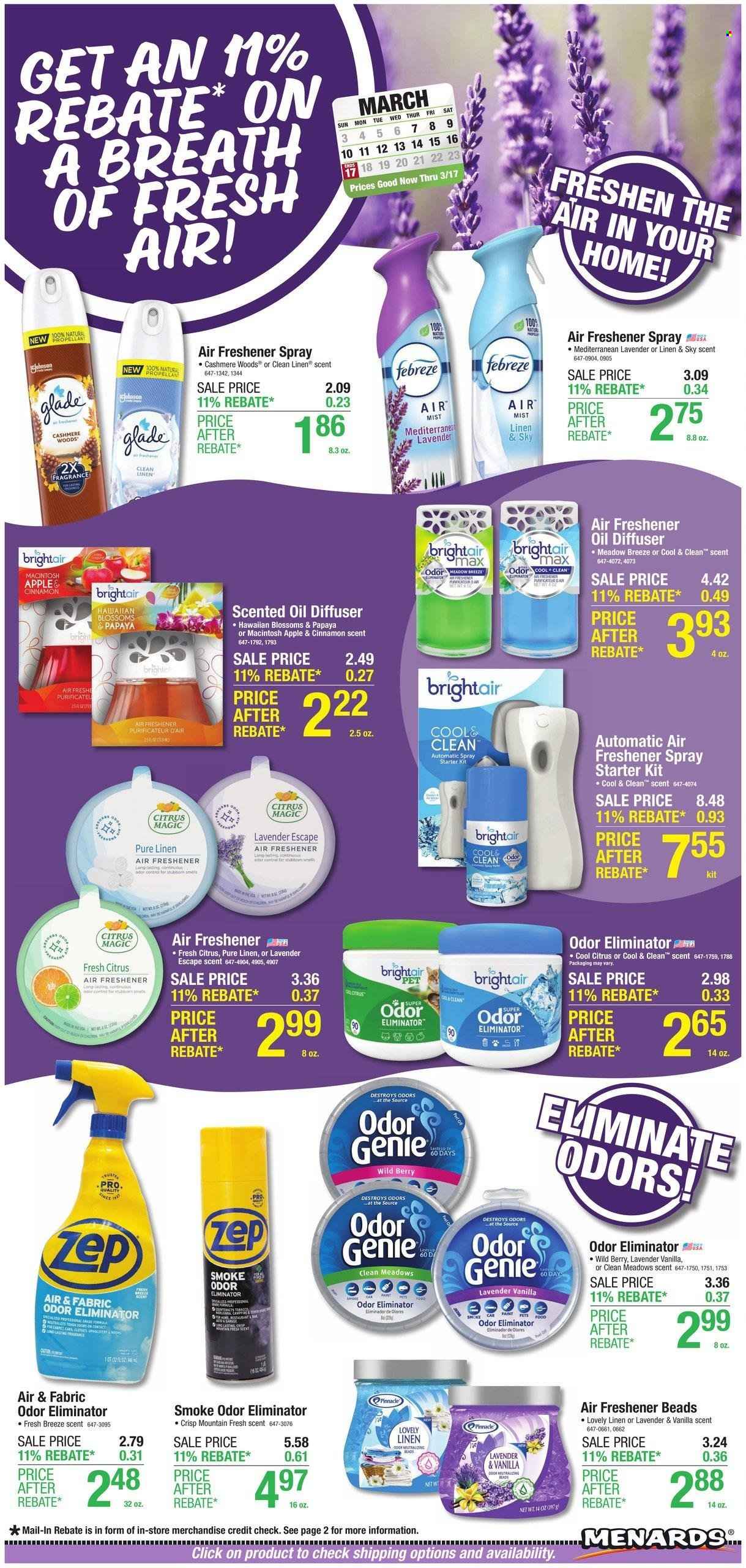Menards ad - 03/07/2024 - 03/17/2024. Page 1