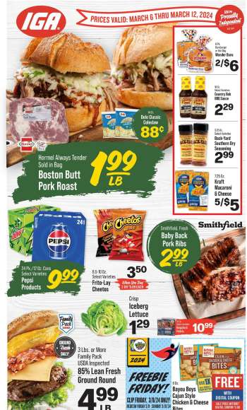 IGA Flyer - 03/06/2024 - 03/12/2024.