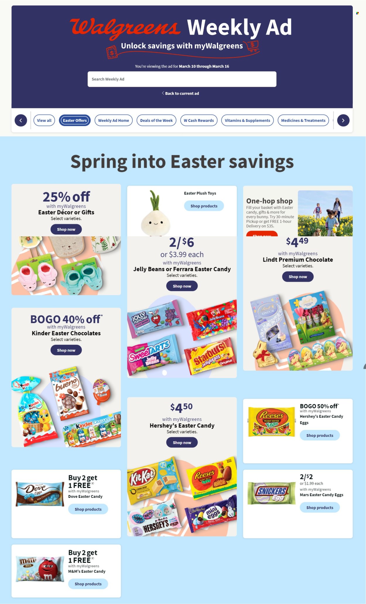 Walgreens ad - 03/10/2024 - 03/16/2024. Page 1