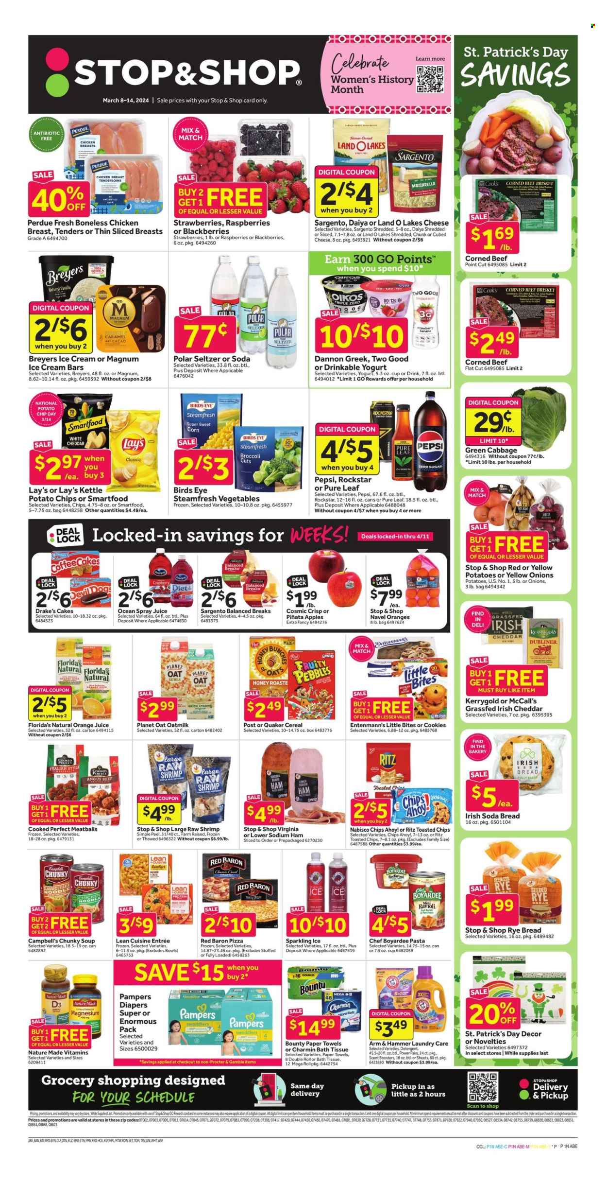 Stop & Shop ad - 03/08/2024 - 03/14/2024. Page 1