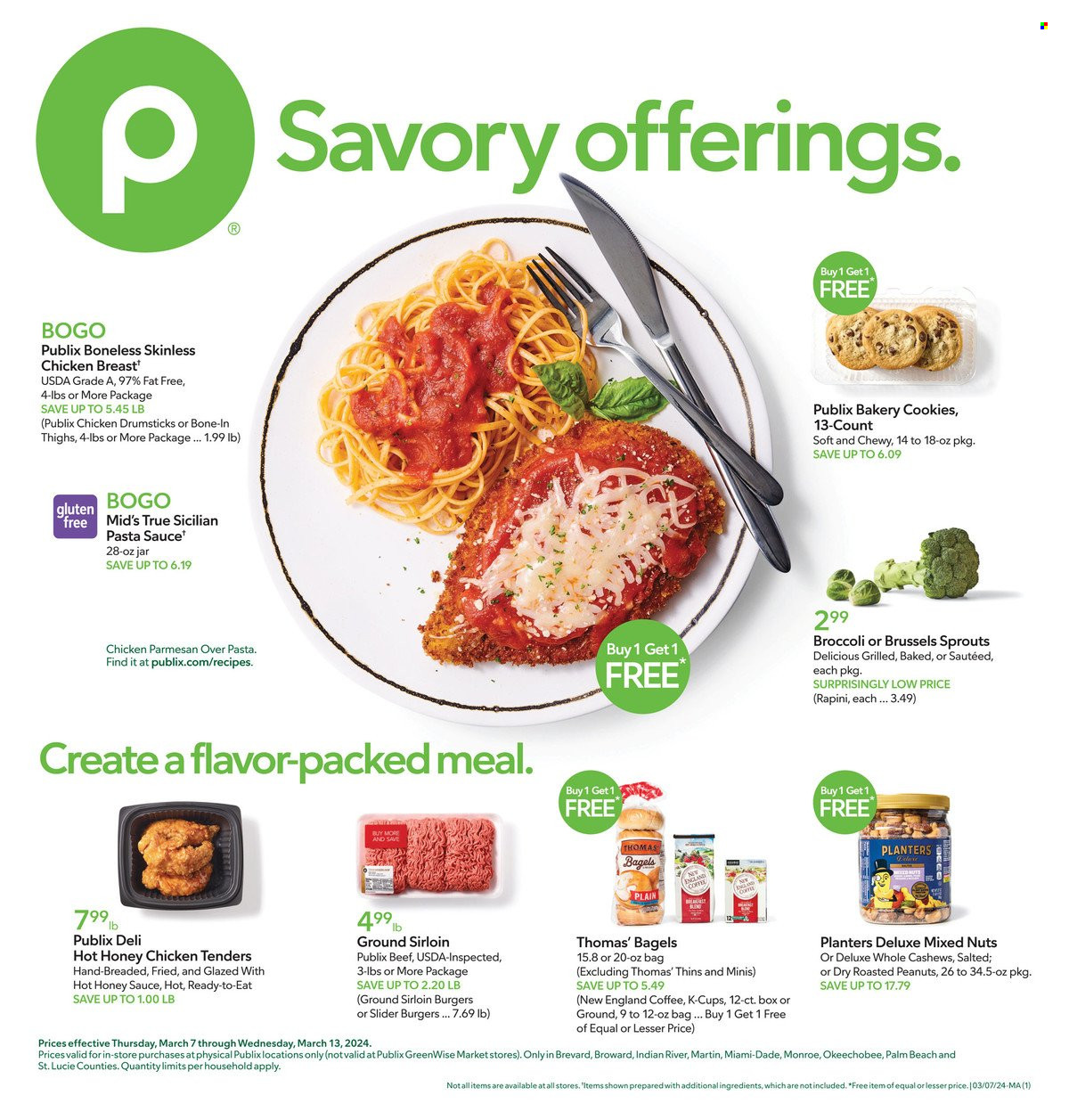 Publix ad - 03/07/2024 - 03/13/2024. Page 1