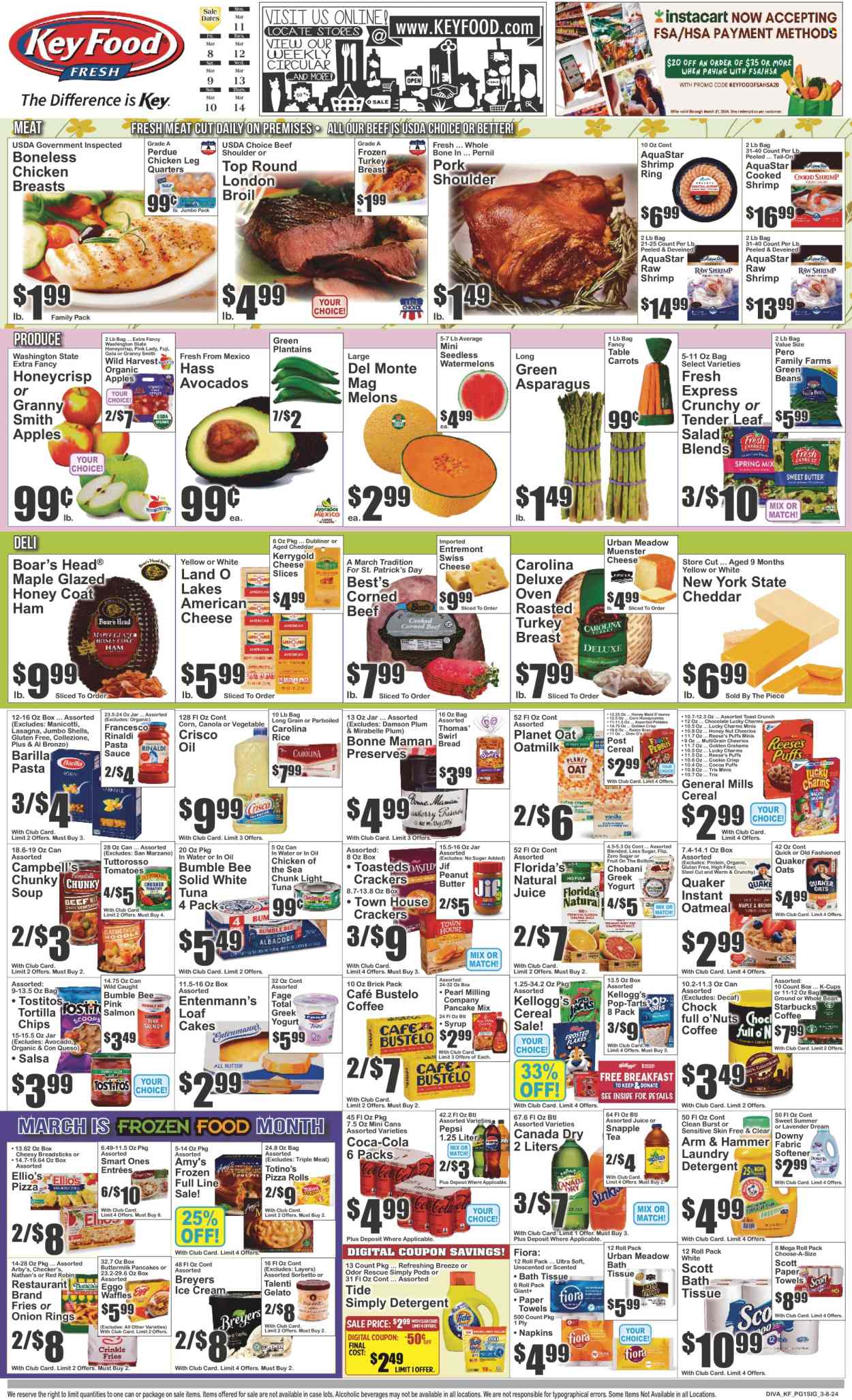 Key Food ad - 03/08/2024 - 03/14/2024. Page 1