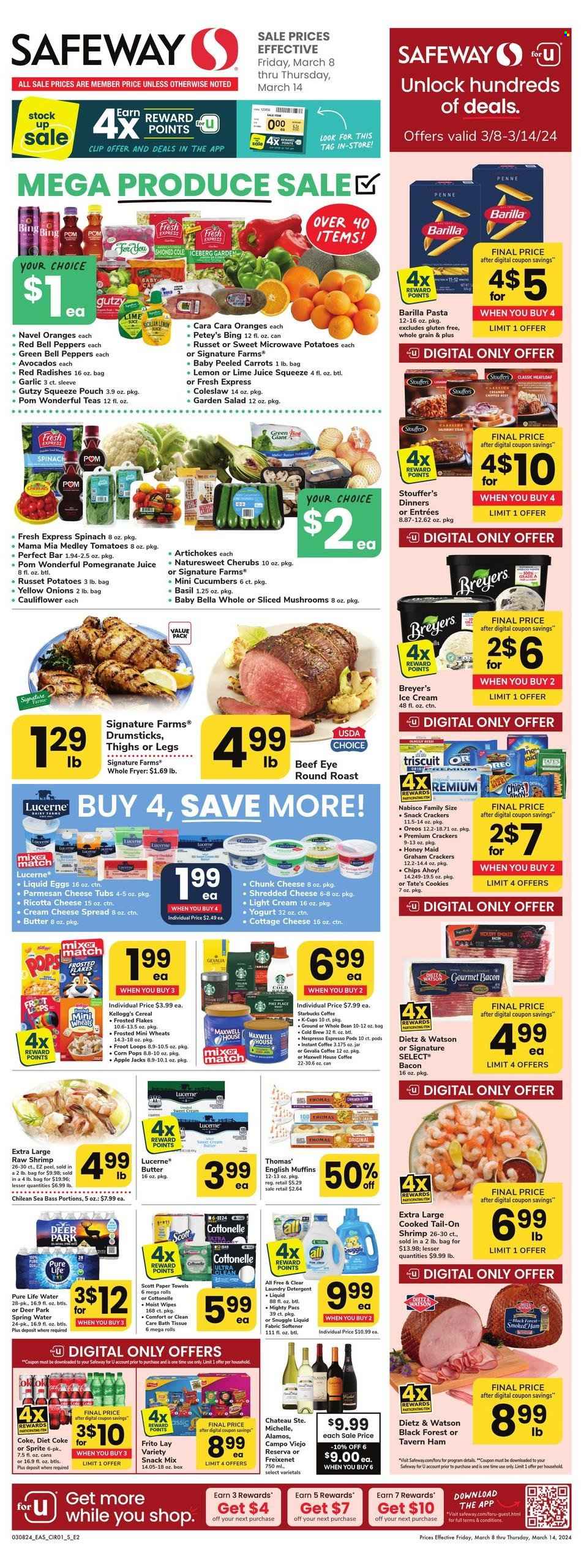 Safeway ad - 03/08/2024 - 03/14/2024. Page 1