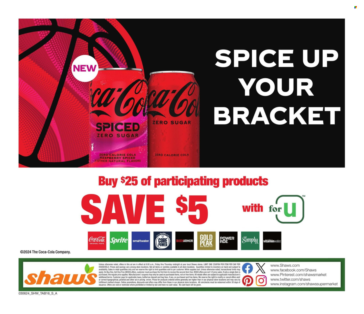 Shaw’s ad - 03/06/2024 - 04/11/2024. Page 16