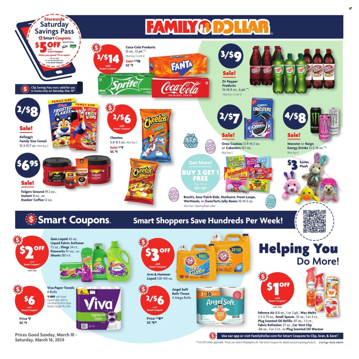 Family Dollar ad - 03/10/2024 - 03/16/2024. Page 1