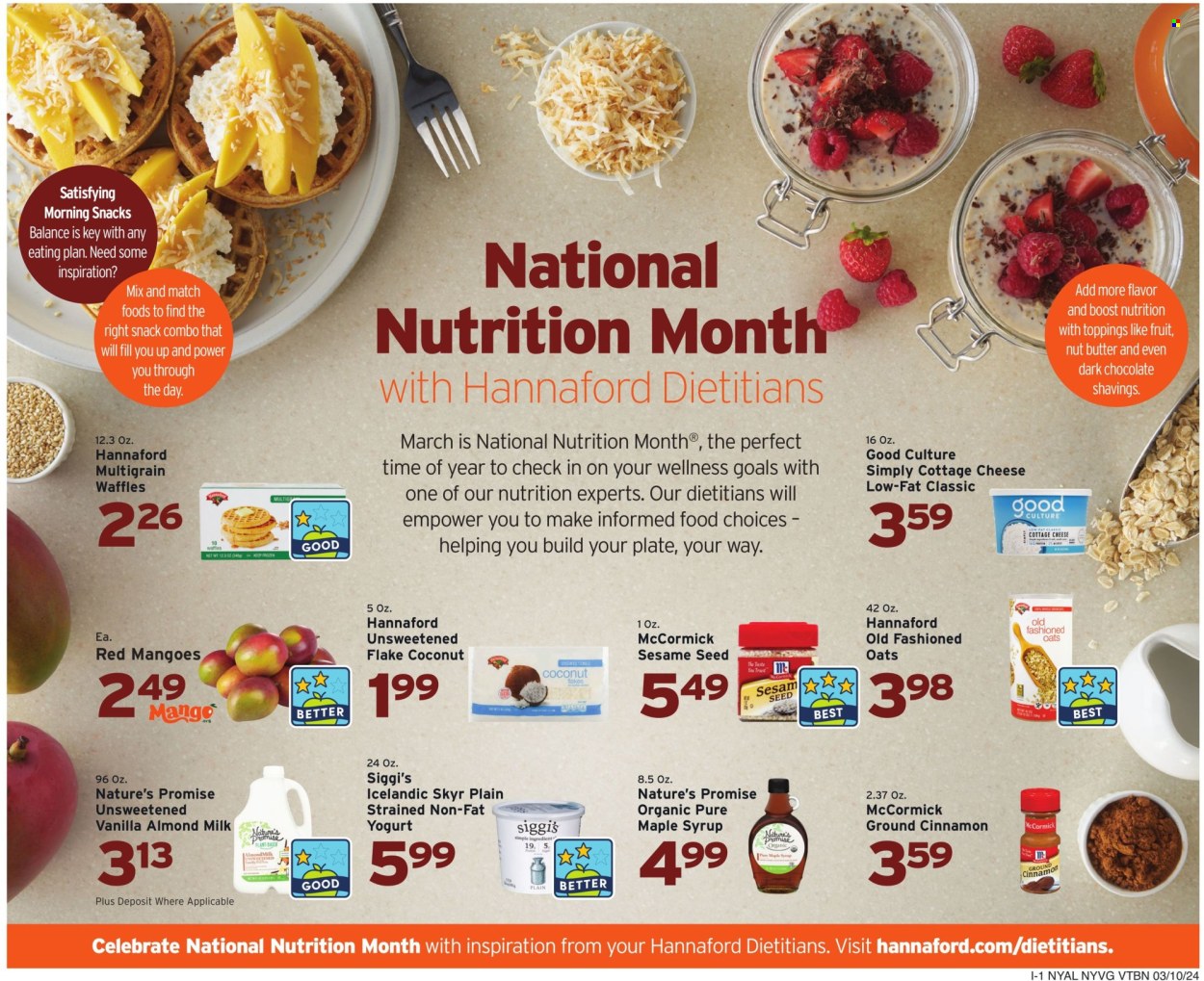 Hannaford ad - 03/10/2024 - 03/16/2024. Page 9