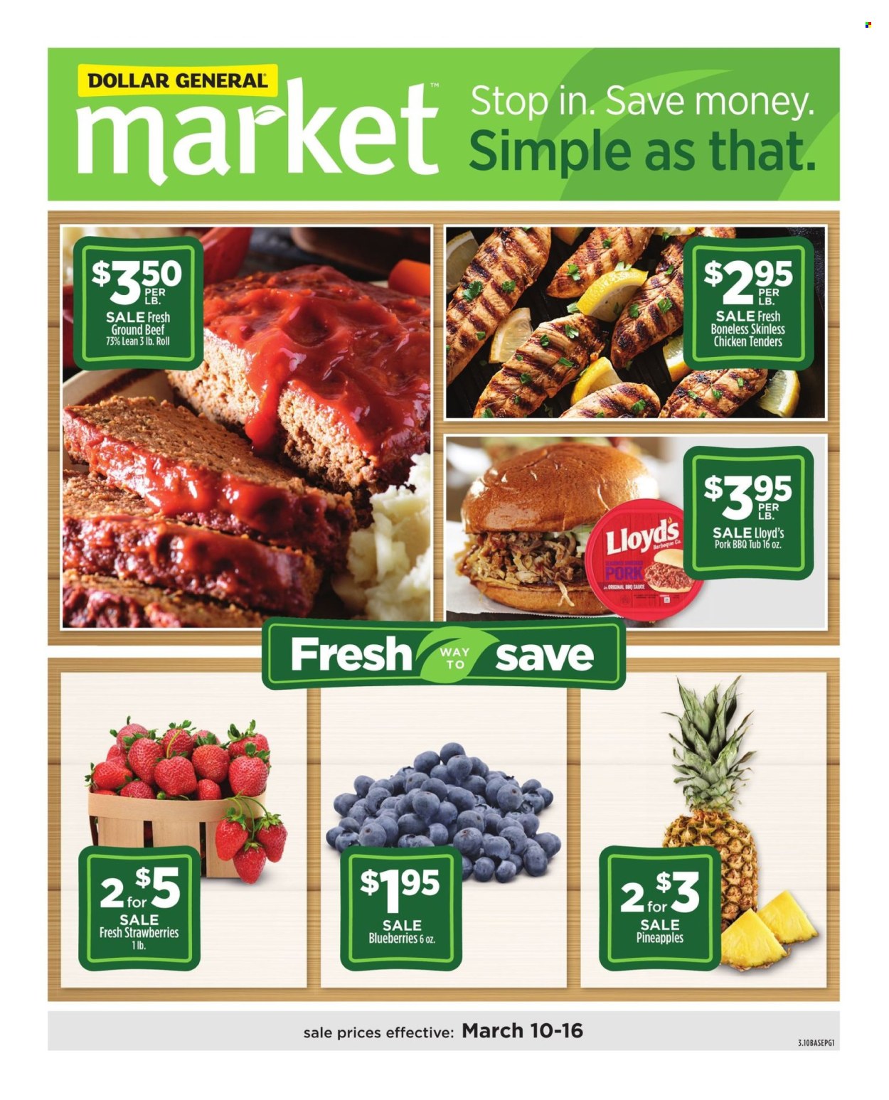 Dollar General ad - 03/10/2024 - 03/16/2024. Page 1