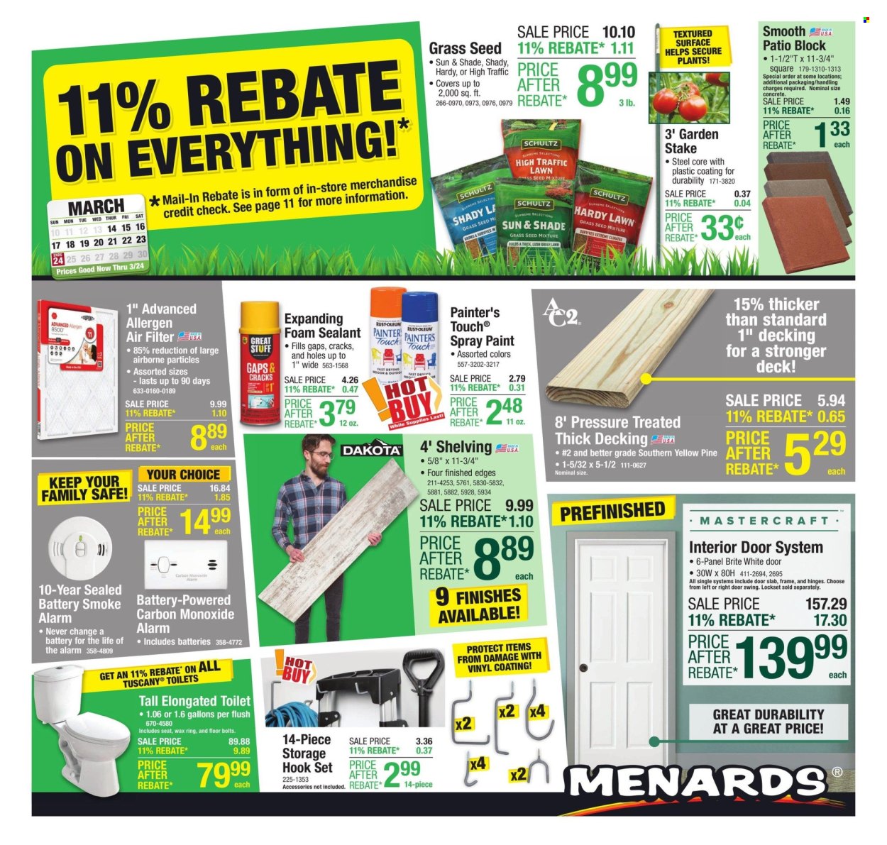 Menards ad - 03/14/2024 - 03/24/2024. Page 1