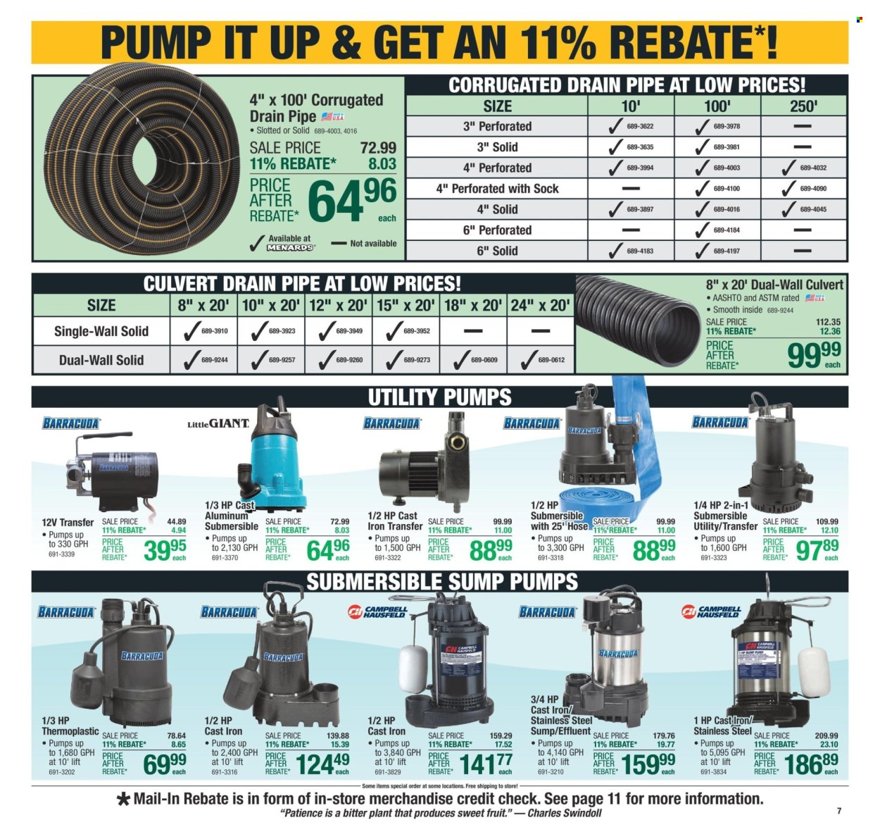Menards ad - 03/14/2024 - 03/24/2024. Page 10
