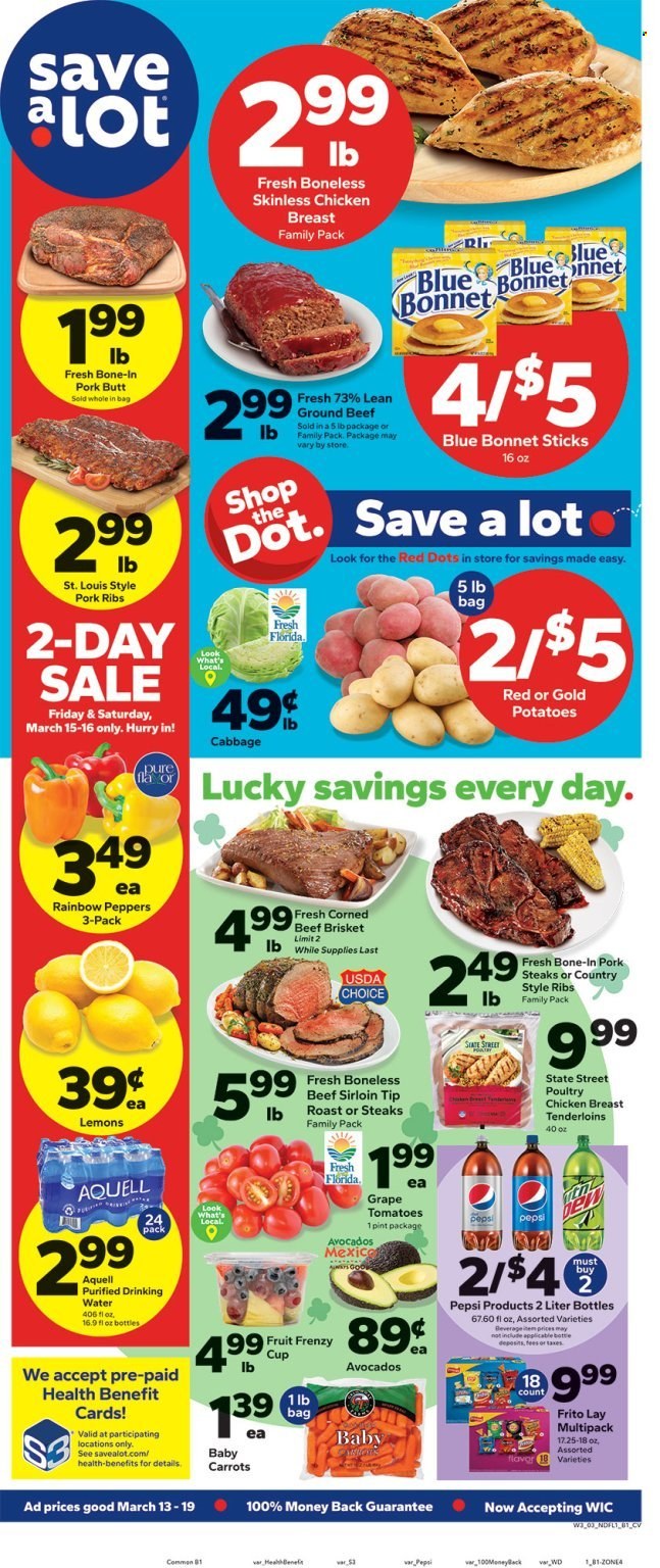Save a Lot ad - 03/13/2024 - 03/19/2024. Page 1