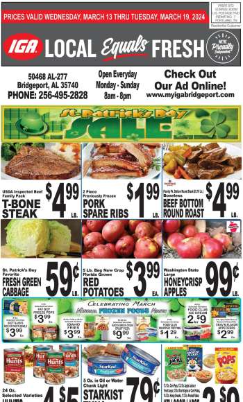 IGA Flyer - 03/13/2024 - 03/19/2024.