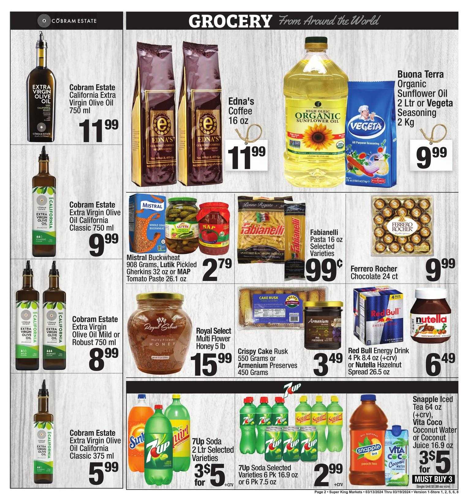 Super King Markets ad - 03/13/2024 - 03/19/2024. Page 2