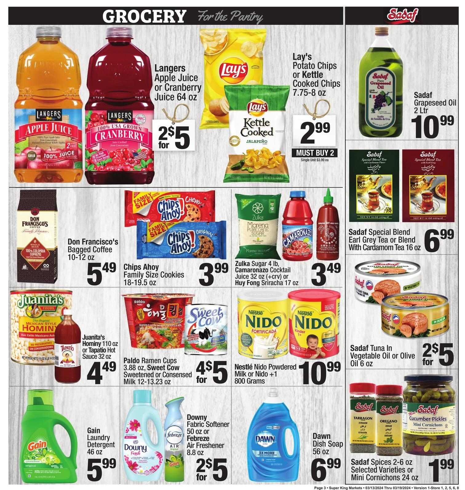 Super King Markets ad - 03/13/2024 - 03/19/2024. Page 3