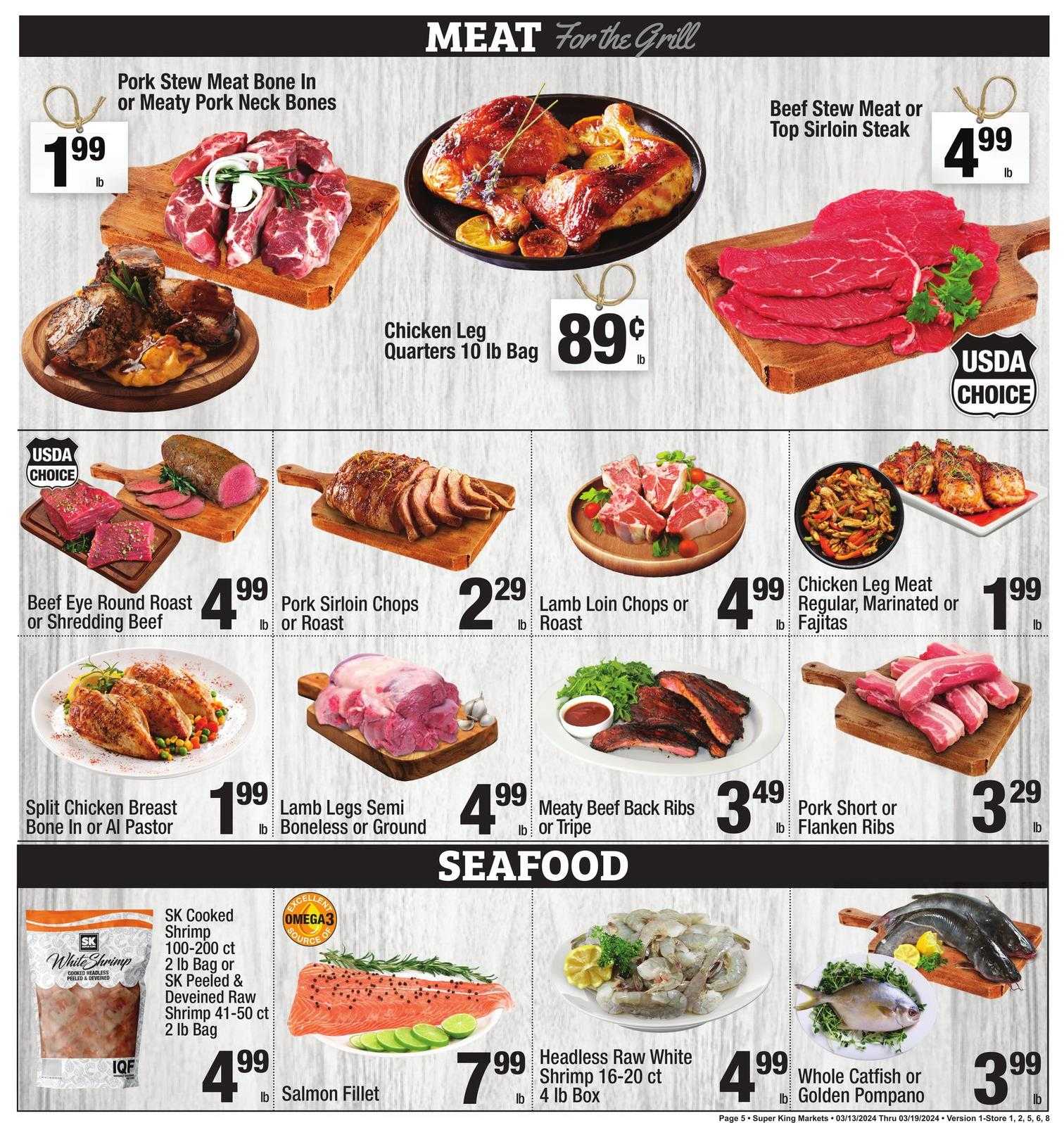 Super King Markets ad - 03/13/2024 - 03/19/2024. Page 5