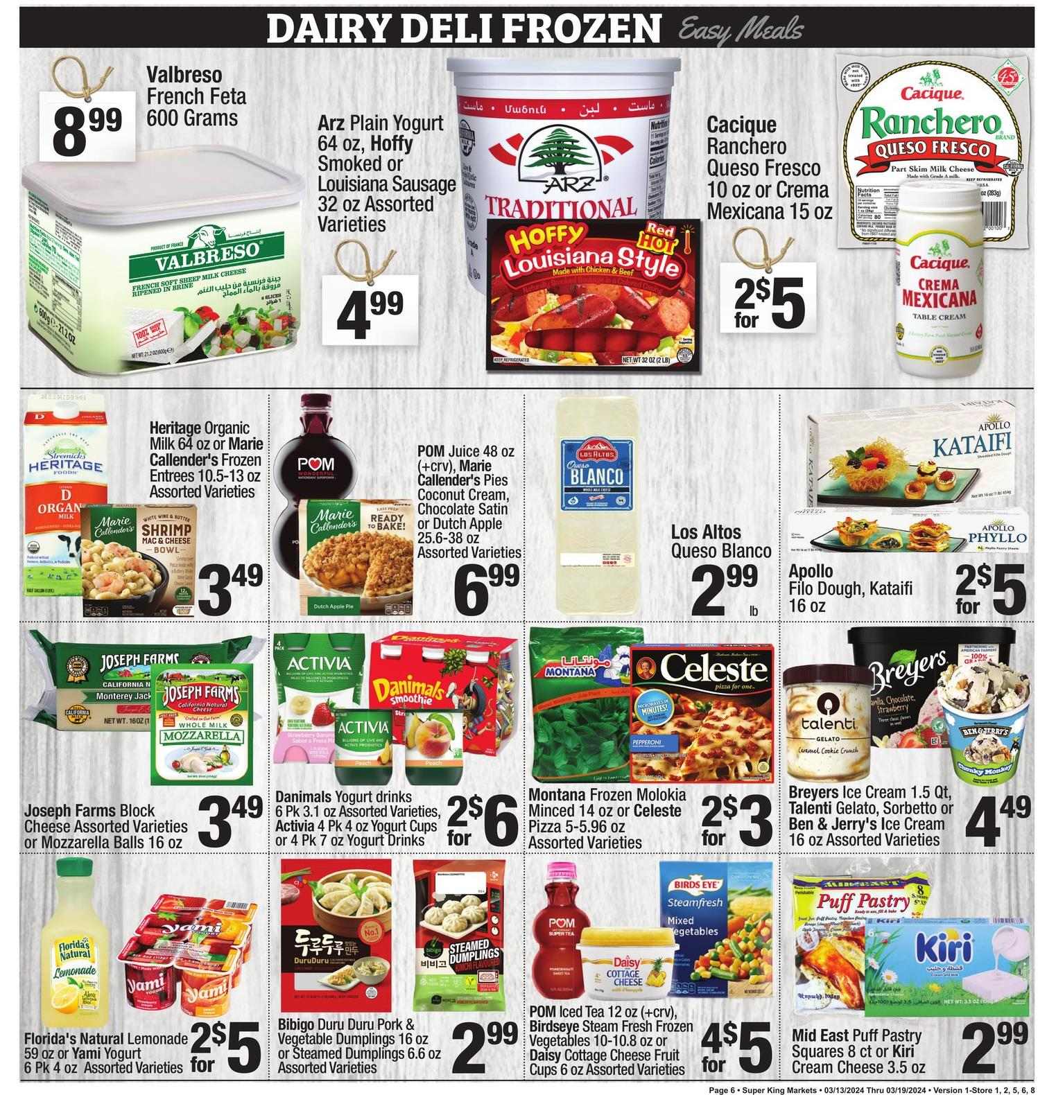 Super King Markets ad - 03/13/2024 - 03/19/2024. Page 6