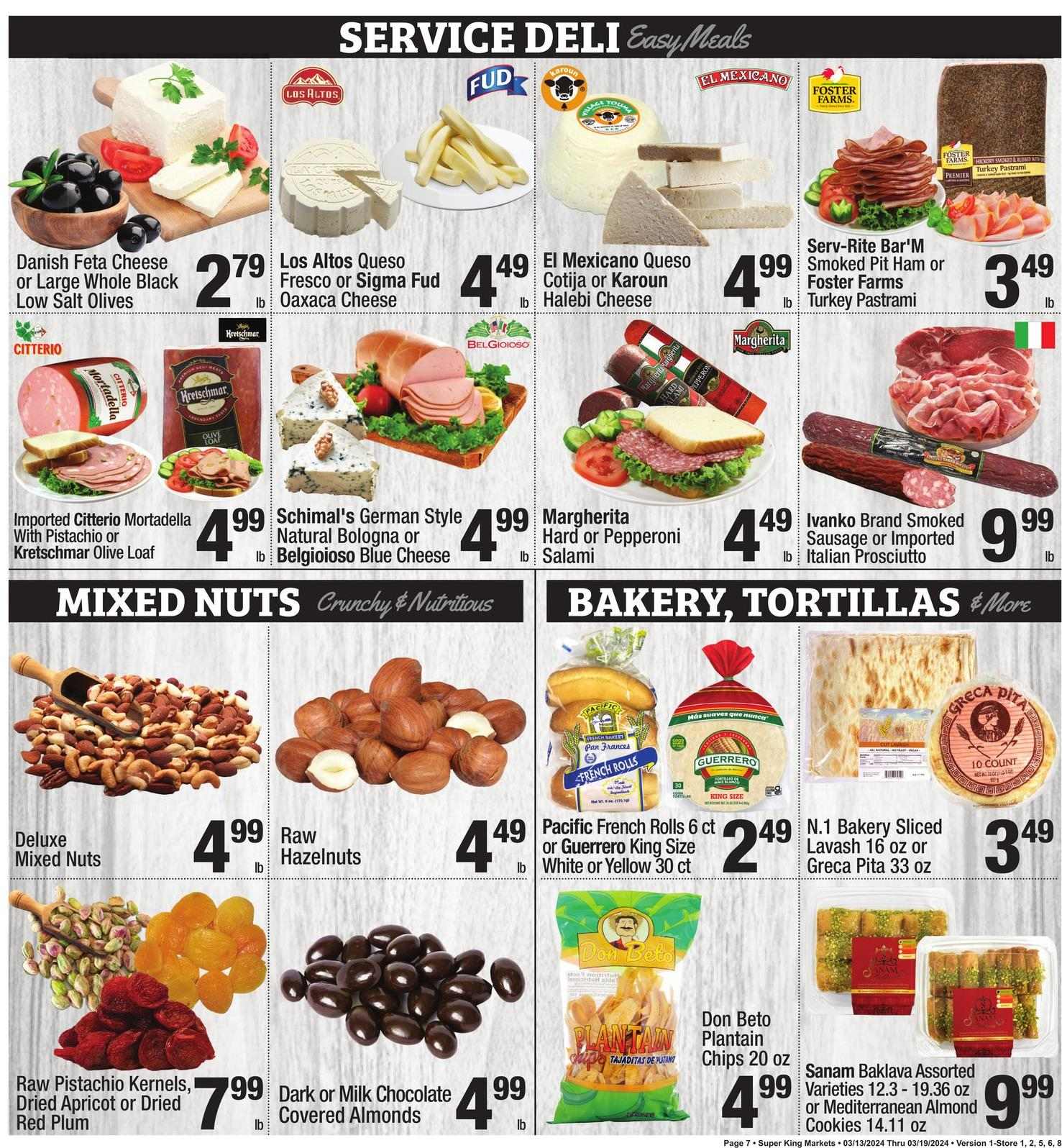 Super King Markets ad - 03/13/2024 - 03/19/2024. Page 7