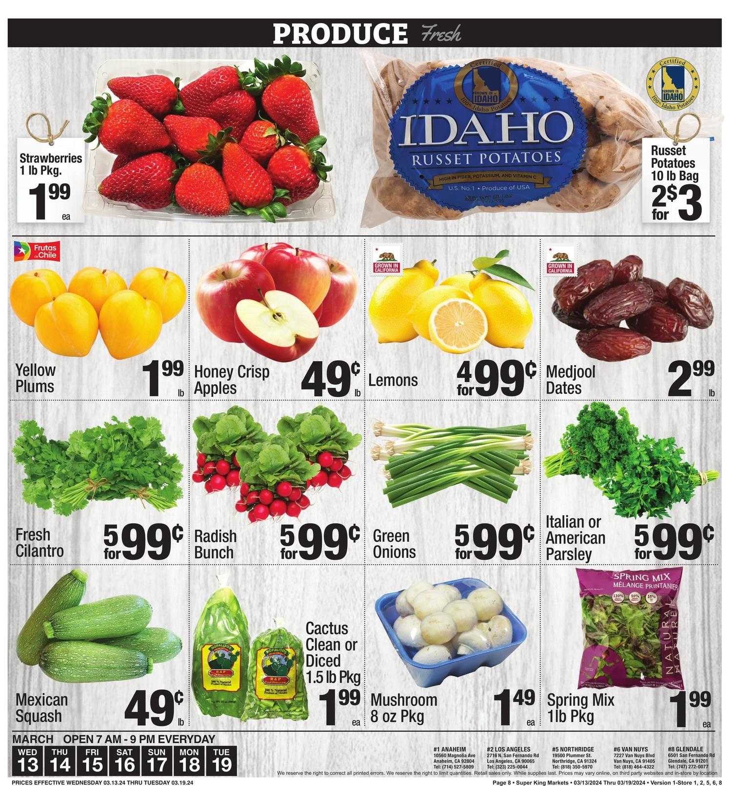 Super King Markets ad - 03/13/2024 - 03/19/2024. Page 8