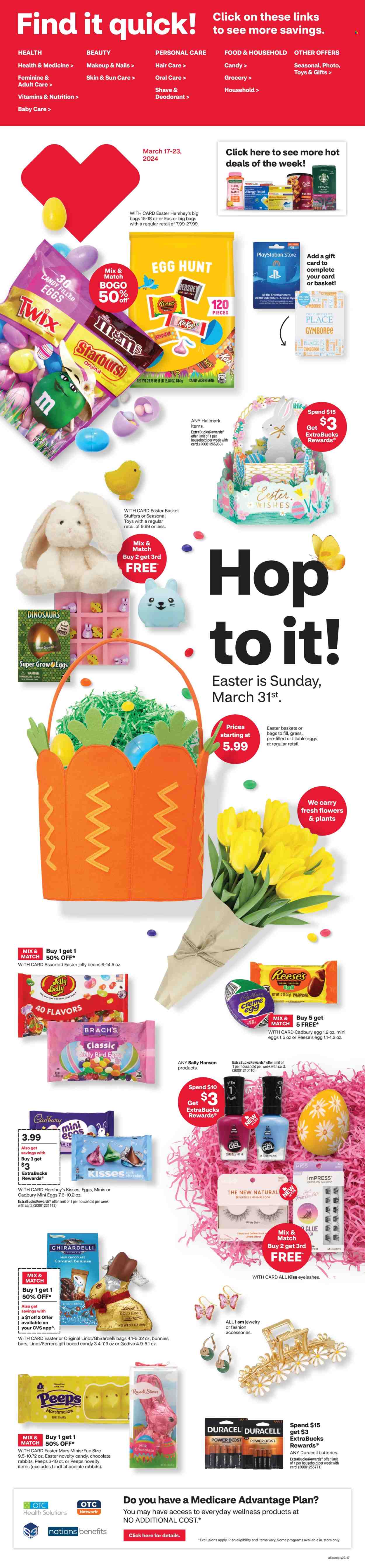 CVS Pharmacy ad - 03/17/2024 - 03/23/2024. Page 1
