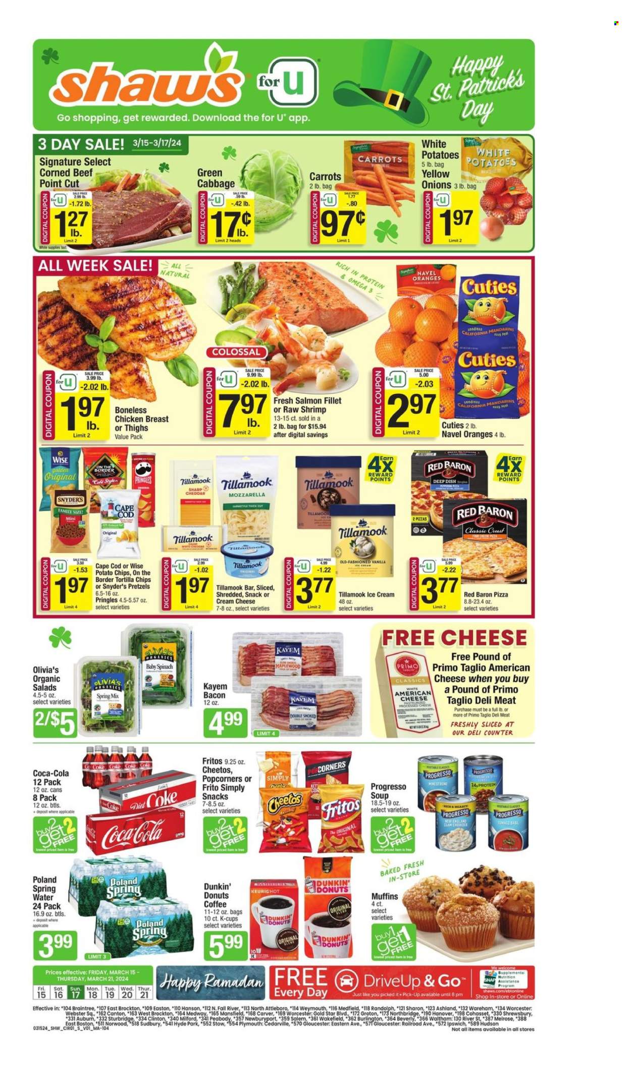 Shaw’s ad - 03/15/2024 - 03/21/2024. Page 1