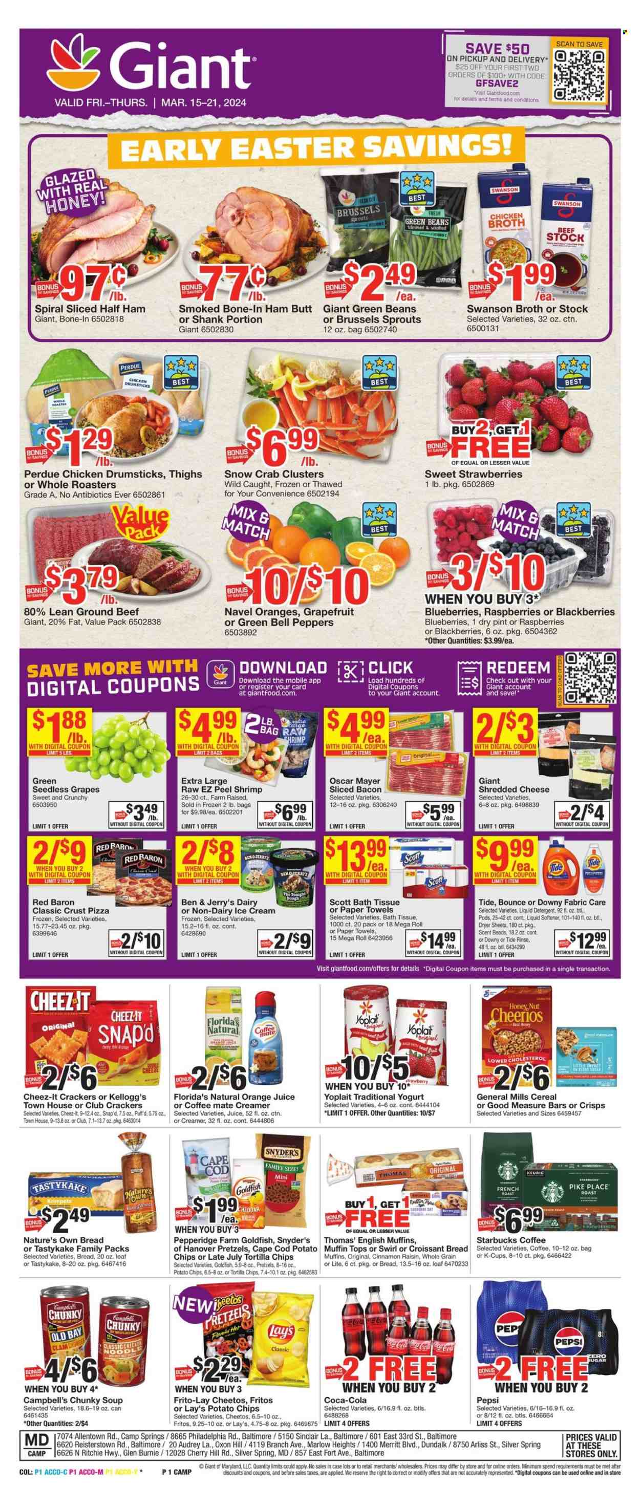 Giant Food ad - 03/15/2024 - 03/21/2024. Page 1