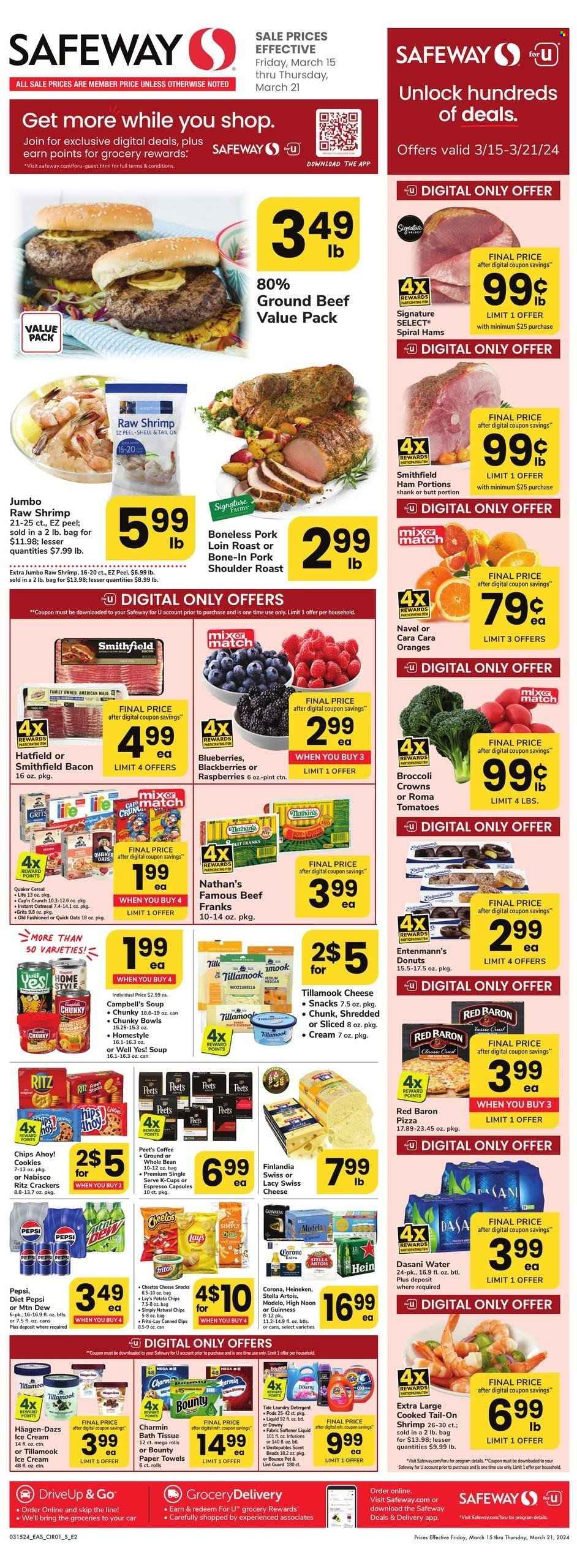 Safeway ad - 03/15/2024 - 03/21/2024. Page 1