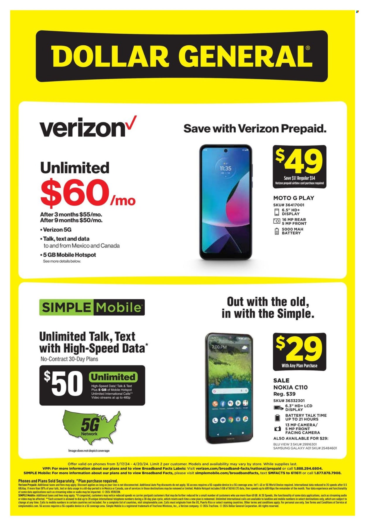 Dollar General ad - 03/17/2024 - 04/20/2024. Page 2