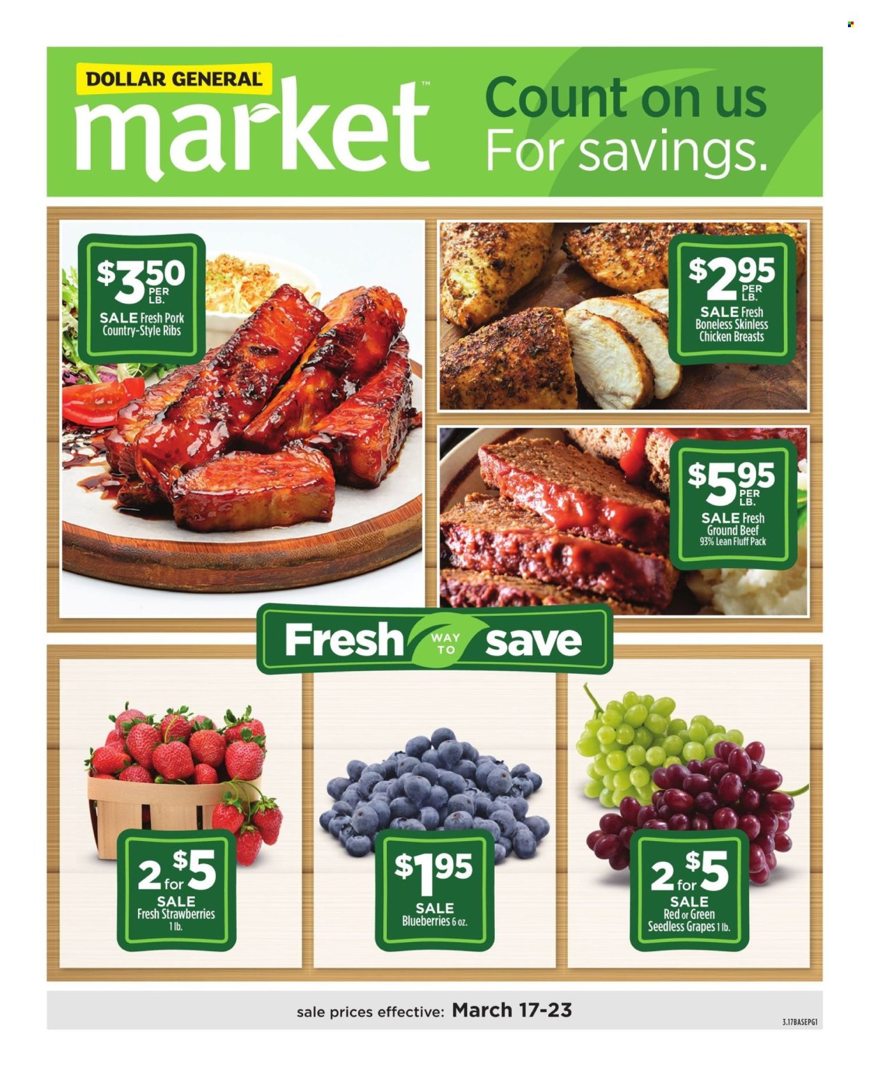 Dollar General ad - 03/17/2024 - 03/23/2024. Page 1