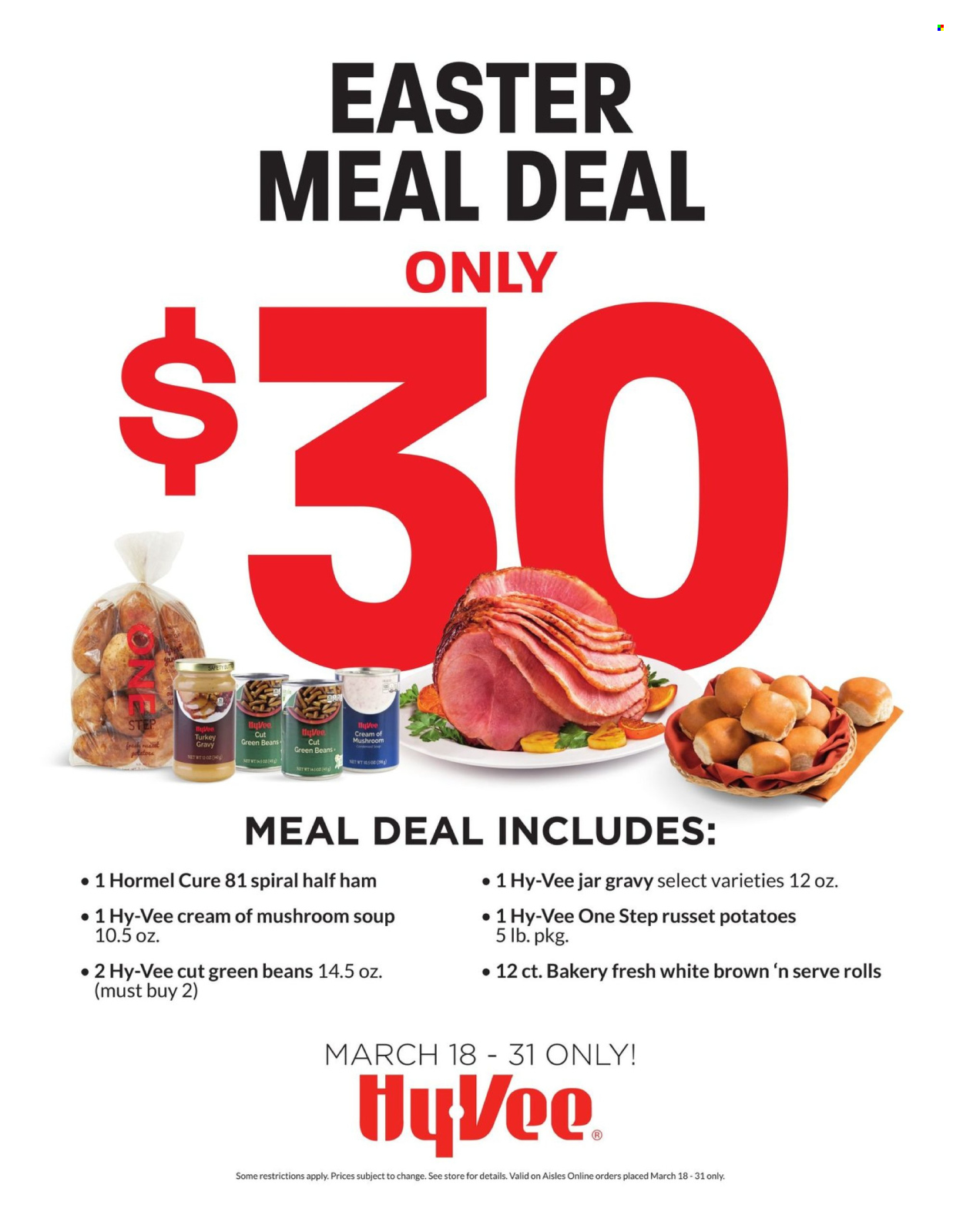 Hy-Vee ad - 03/18/2024 - 03/31/2024. Page 1
