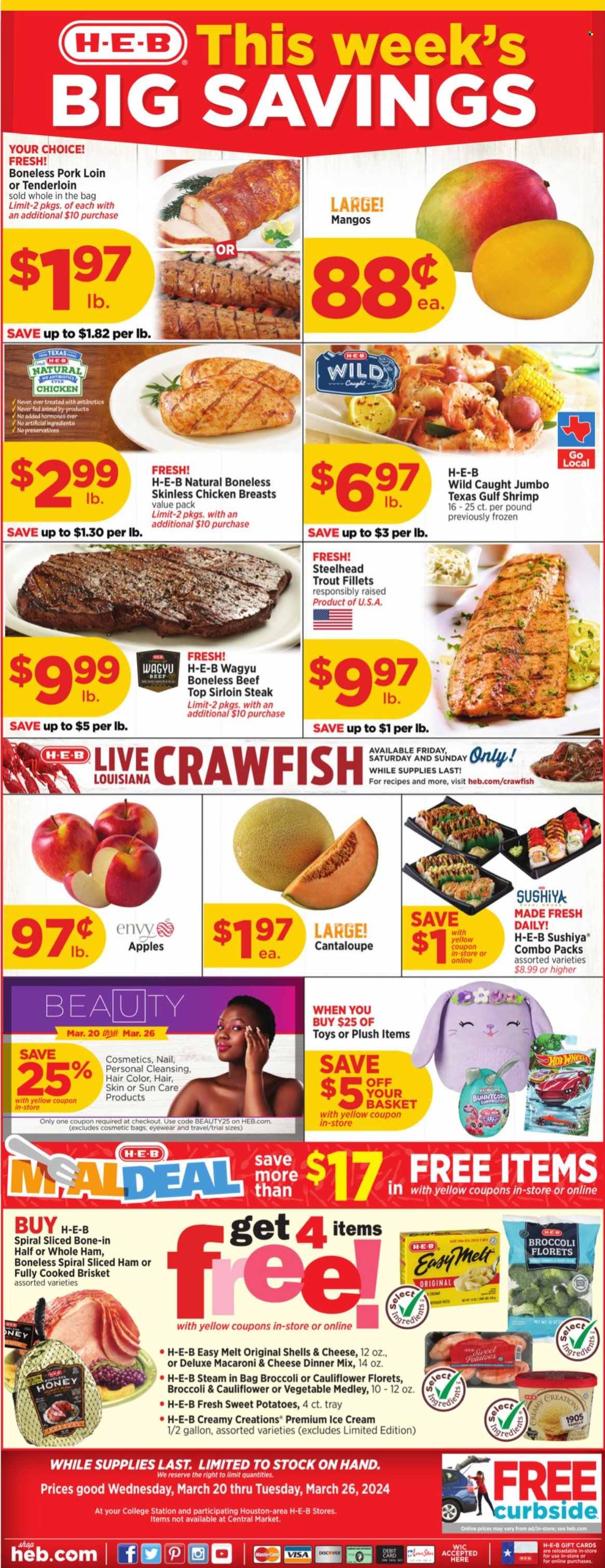 H-E-B ad - 03/20/2024 - 03/26/2024. Page 1