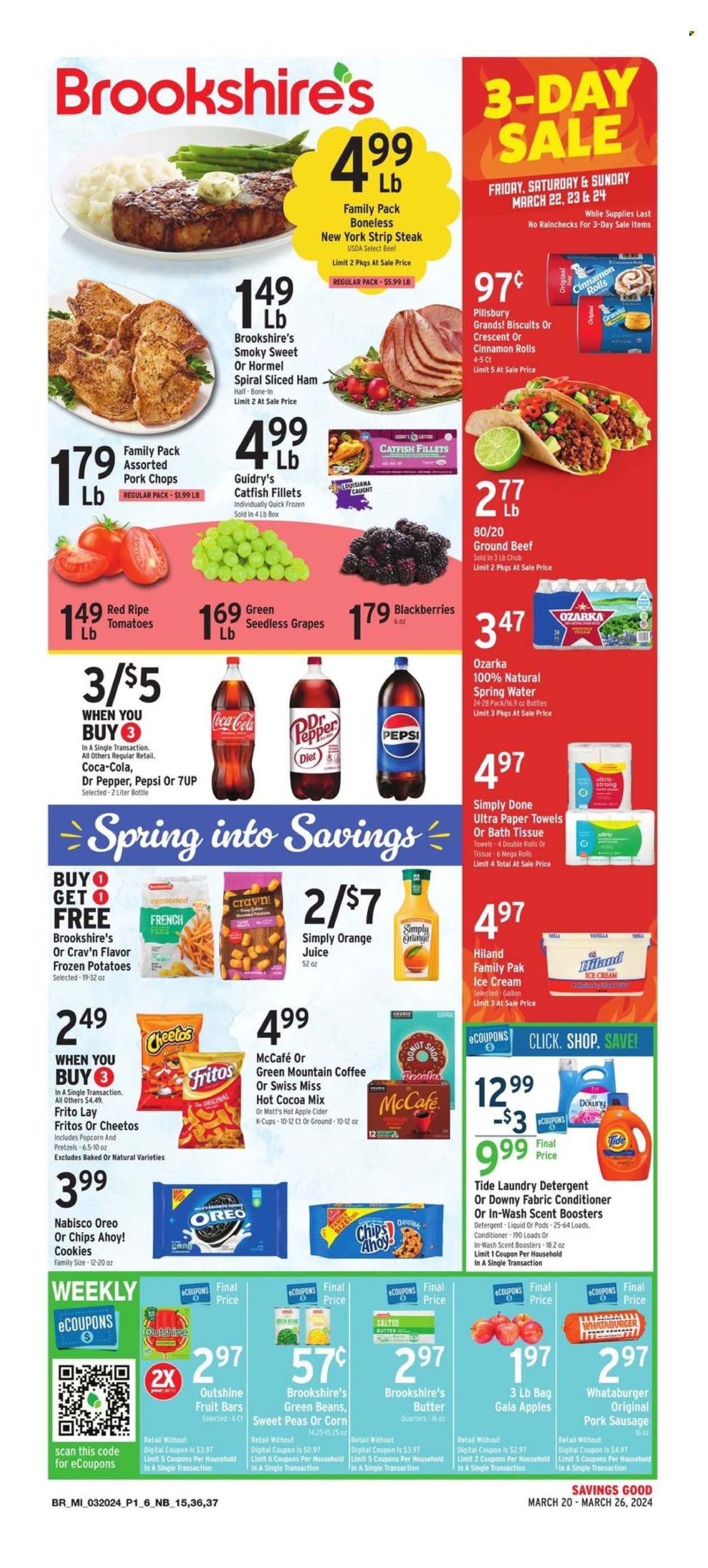 Brookshires ad - 03/20/2024 - 03/26/2024. Page 1