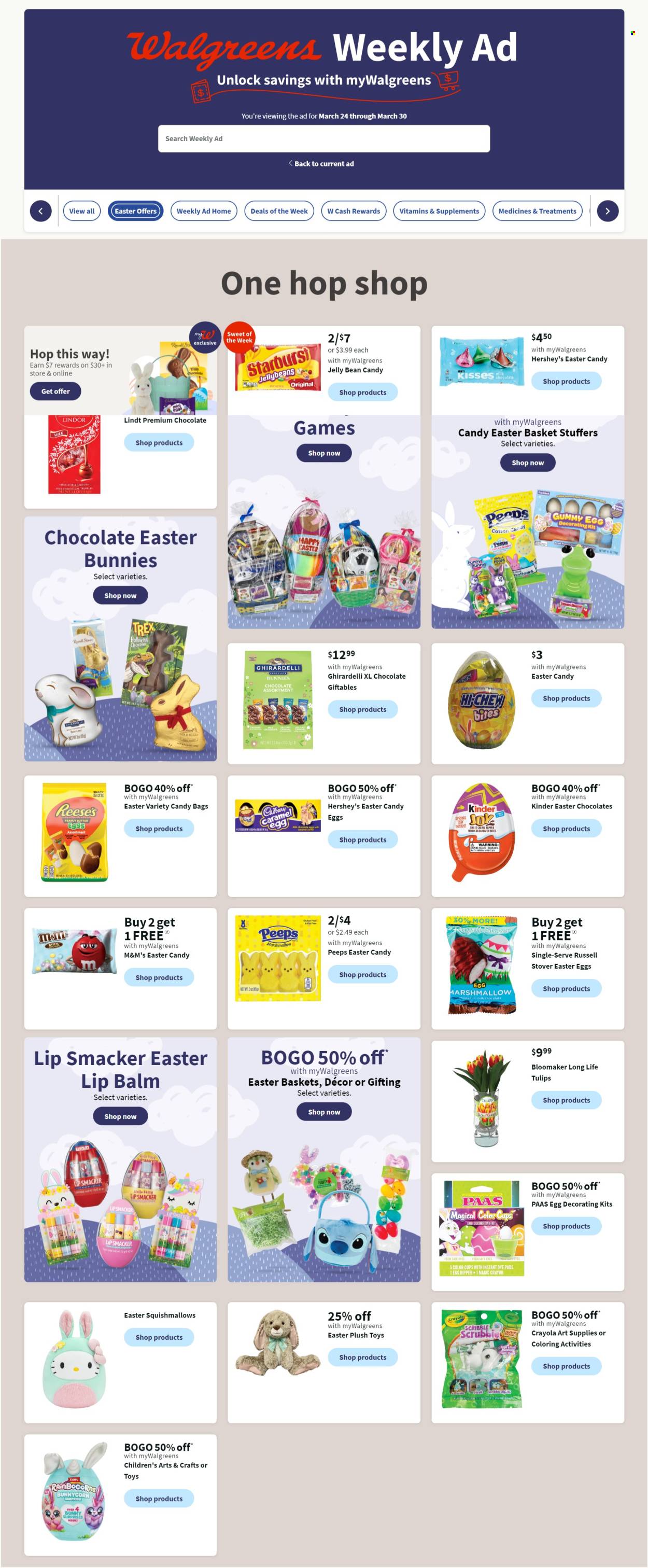Walgreens ad - 03/24/2024 - 03/30/2024. Page 1
