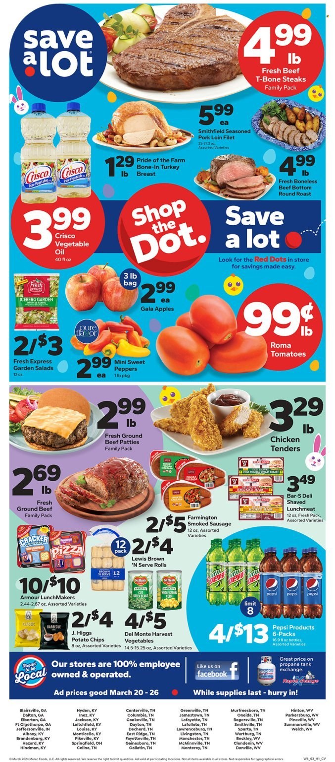 Save a Lot ad - 03/20/2024 - 03/26/2024. Page 1