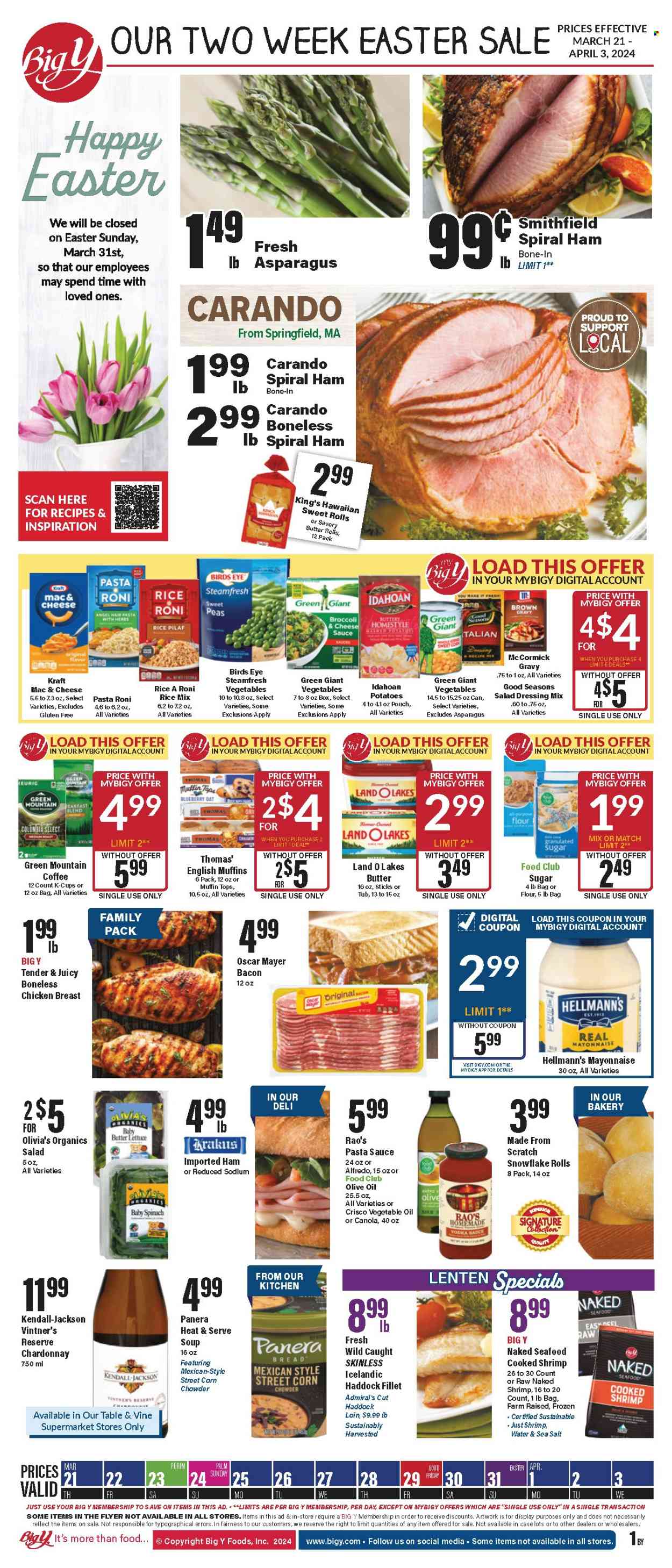 Big Y ad - 03/21/2024 - 03/27/2024. Page 1