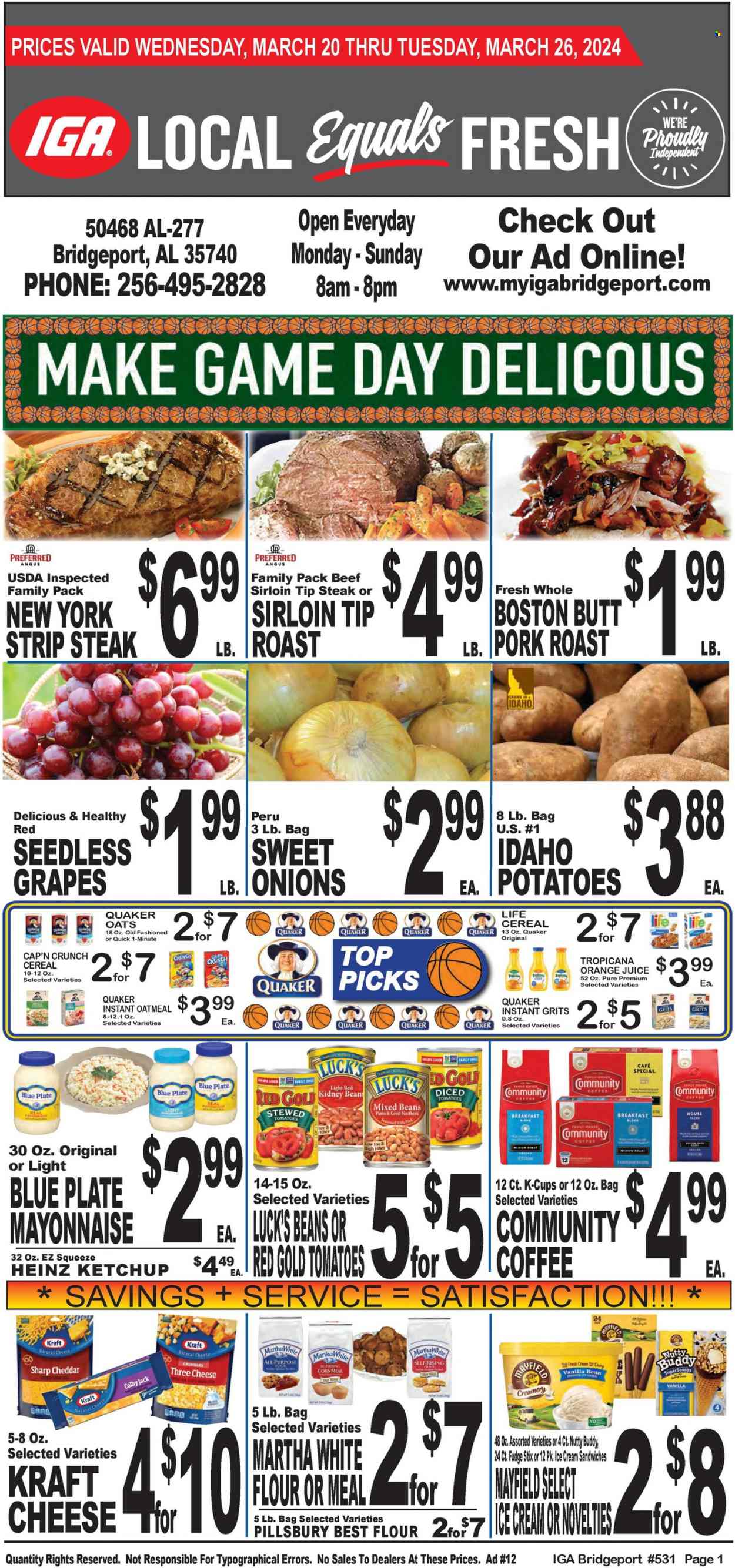 IGA ad - 03/20/2024 - 03/26/2024. Page 1