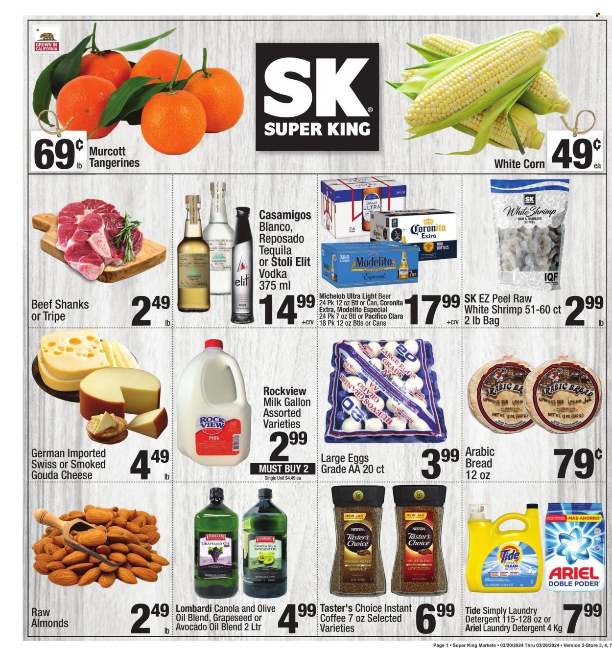 Super King Markets ad - 03/20/2024 - 03/26/2024. Page 1