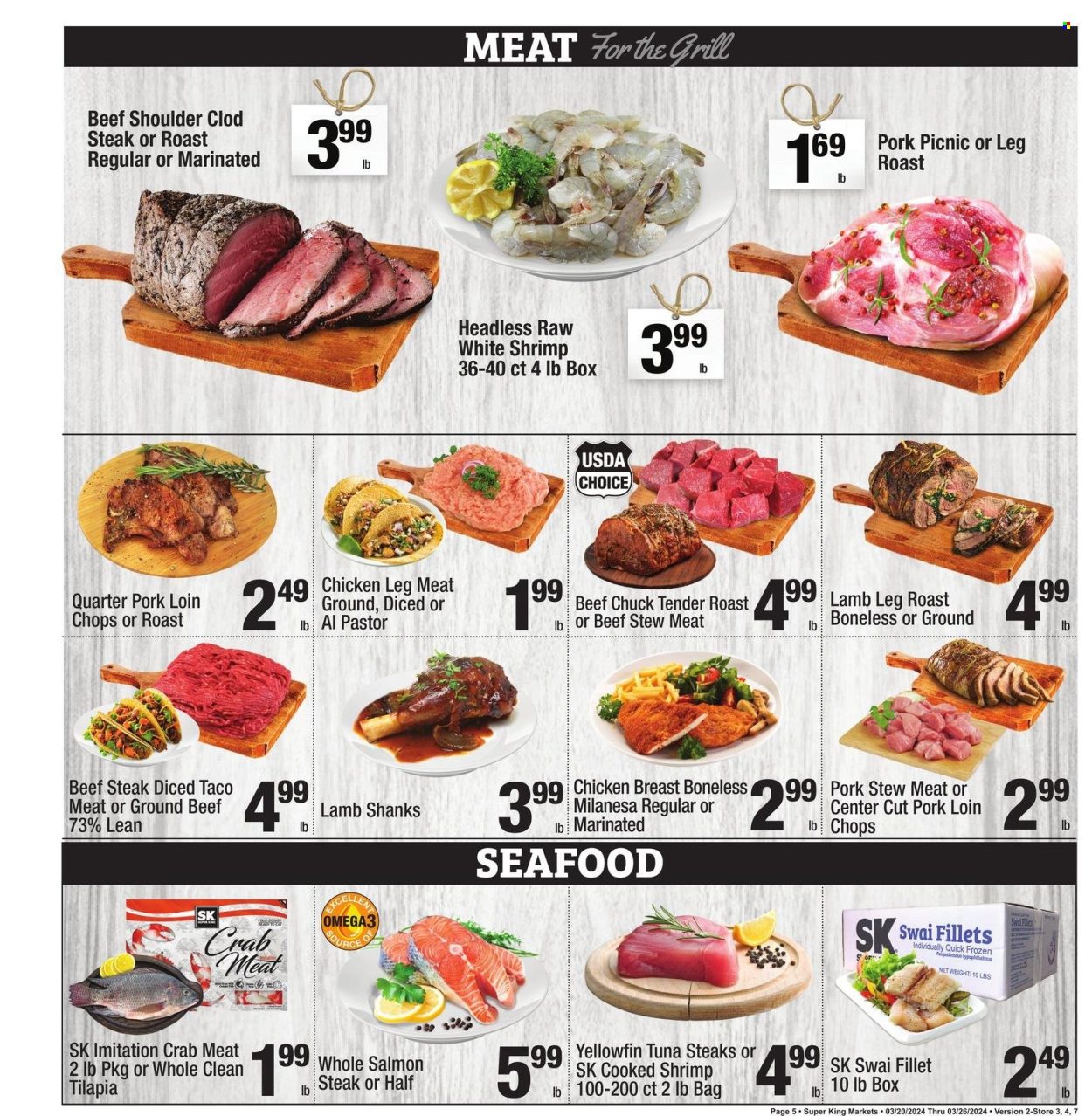 Super King Markets ad - 03/20/2024 - 03/26/2024. Page 5