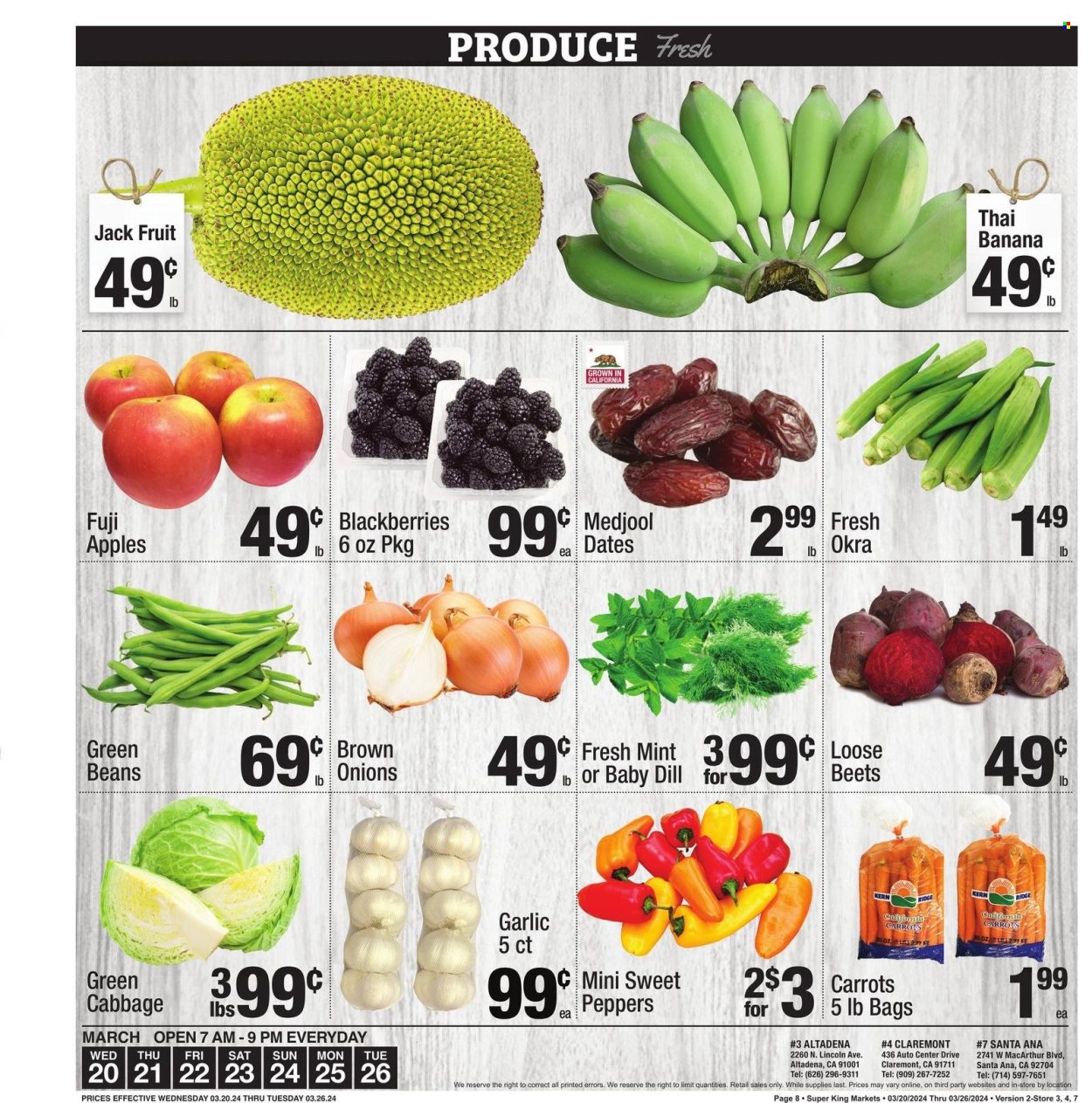 Super King Markets ad - 03/20/2024 - 03/26/2024. Page 8
