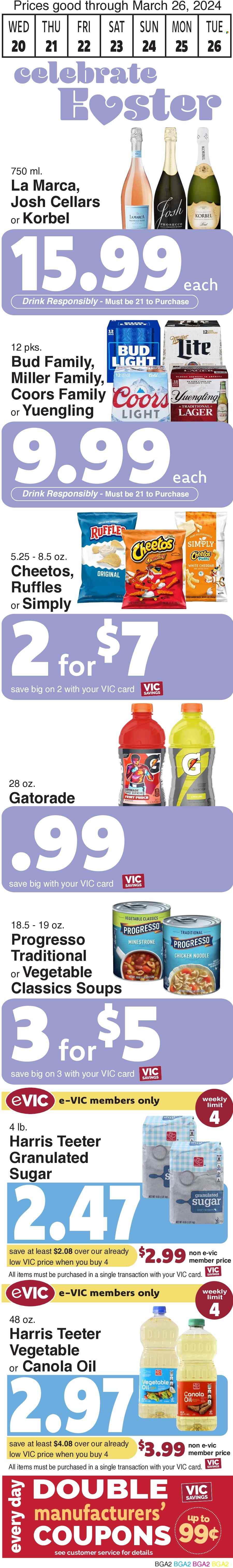 Harris Teeter ad - 03/20/2024 - 03/26/2024. Page 12