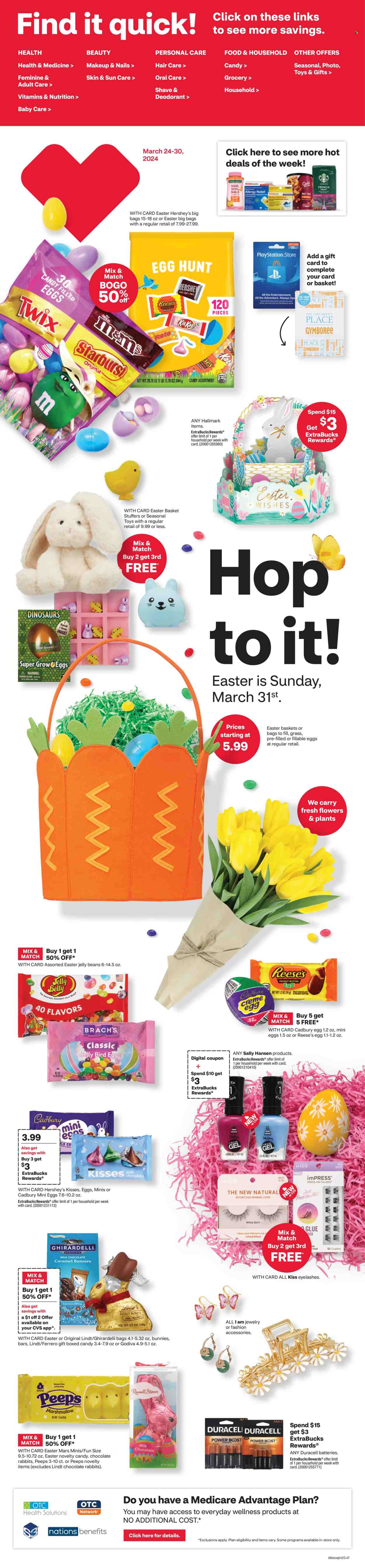 CVS Pharmacy ad - 03/24/2024 - 03/30/2024. Page 1