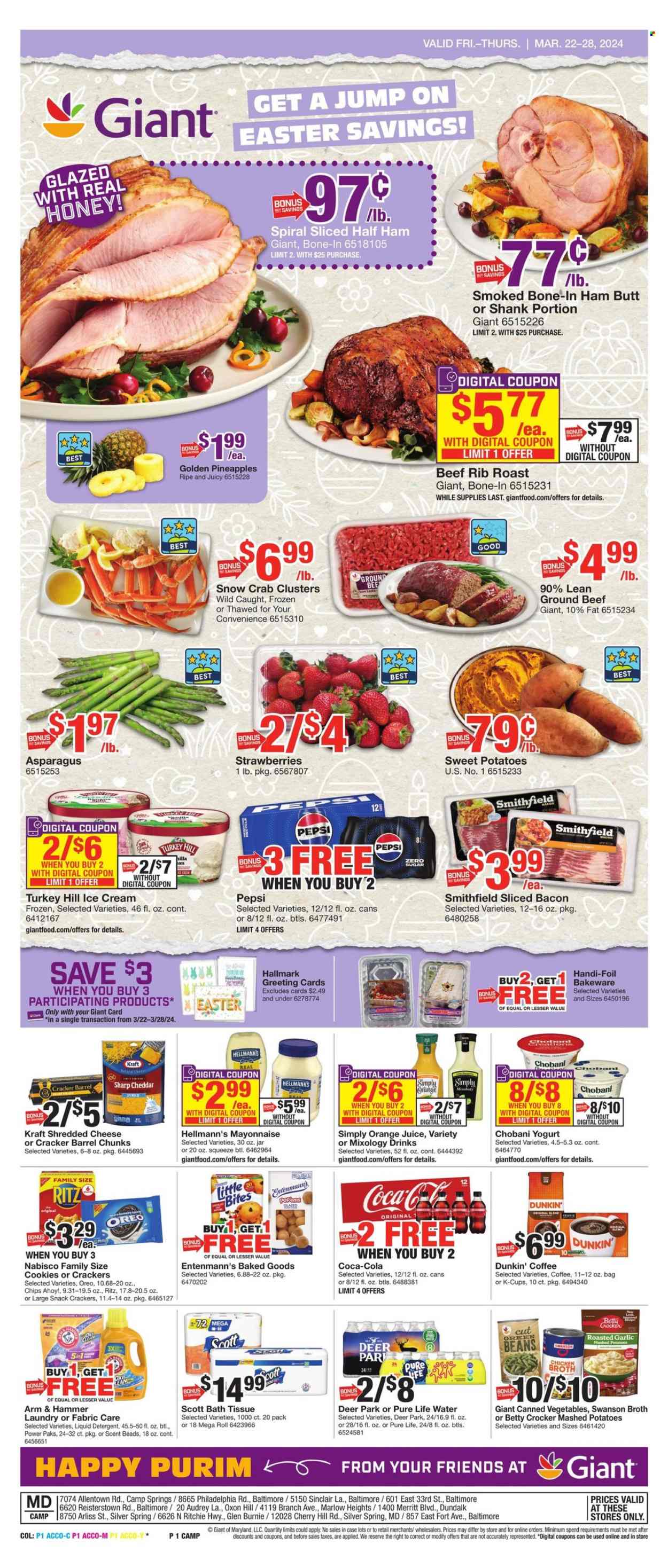 Giant Food ad - 03/22/2024 - 03/28/2024. Page 1