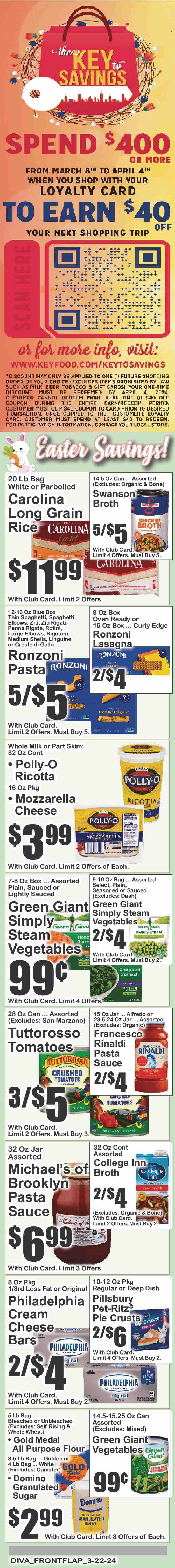 Key Food ad - 03/22/2024 - 03/28/2024. Page 9