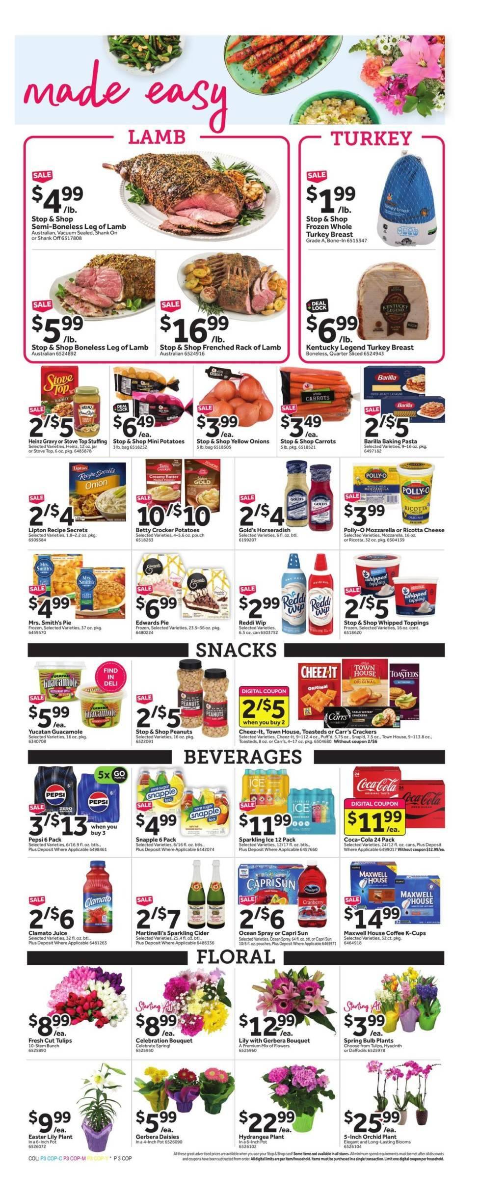 Stop & Shop ad - 03/22/2024 - 03/28/2024. Page 4