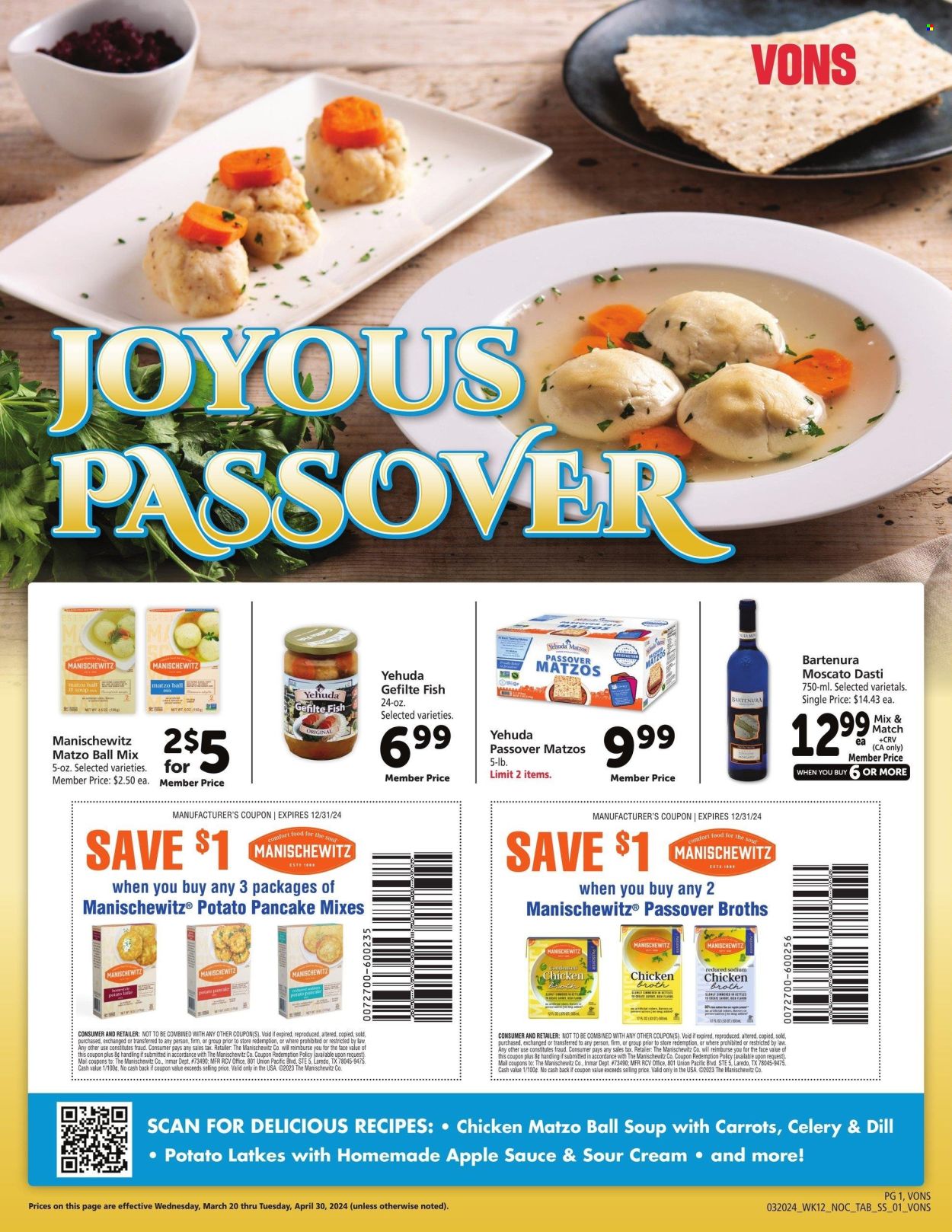 Vons ad - 03/20/2024 - 04/30/2024. Page 1
