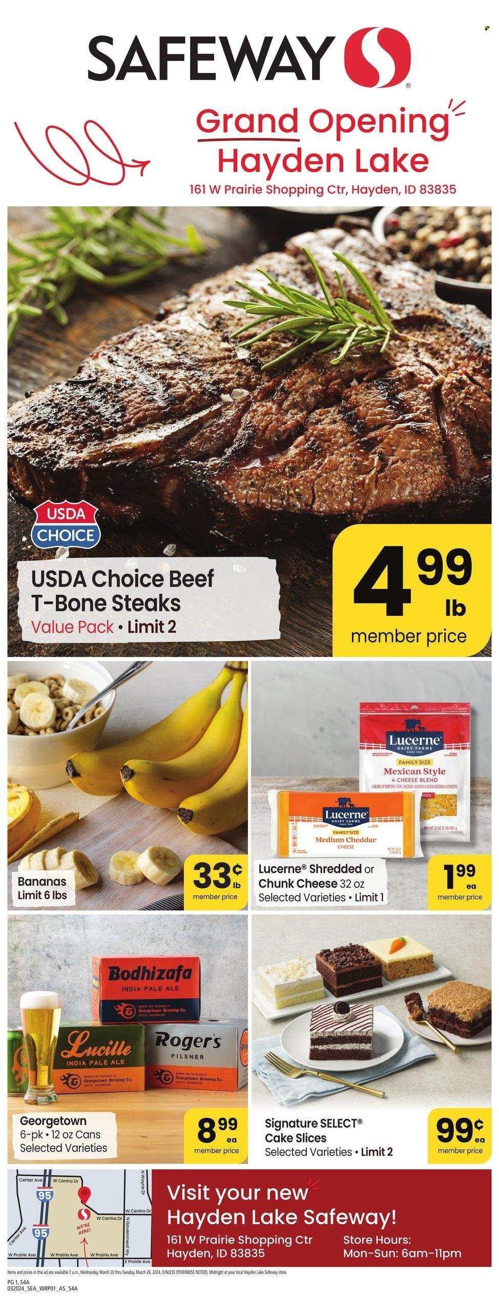 Safeway ad - 03/20/2024 - 03/26/2024. Page 1