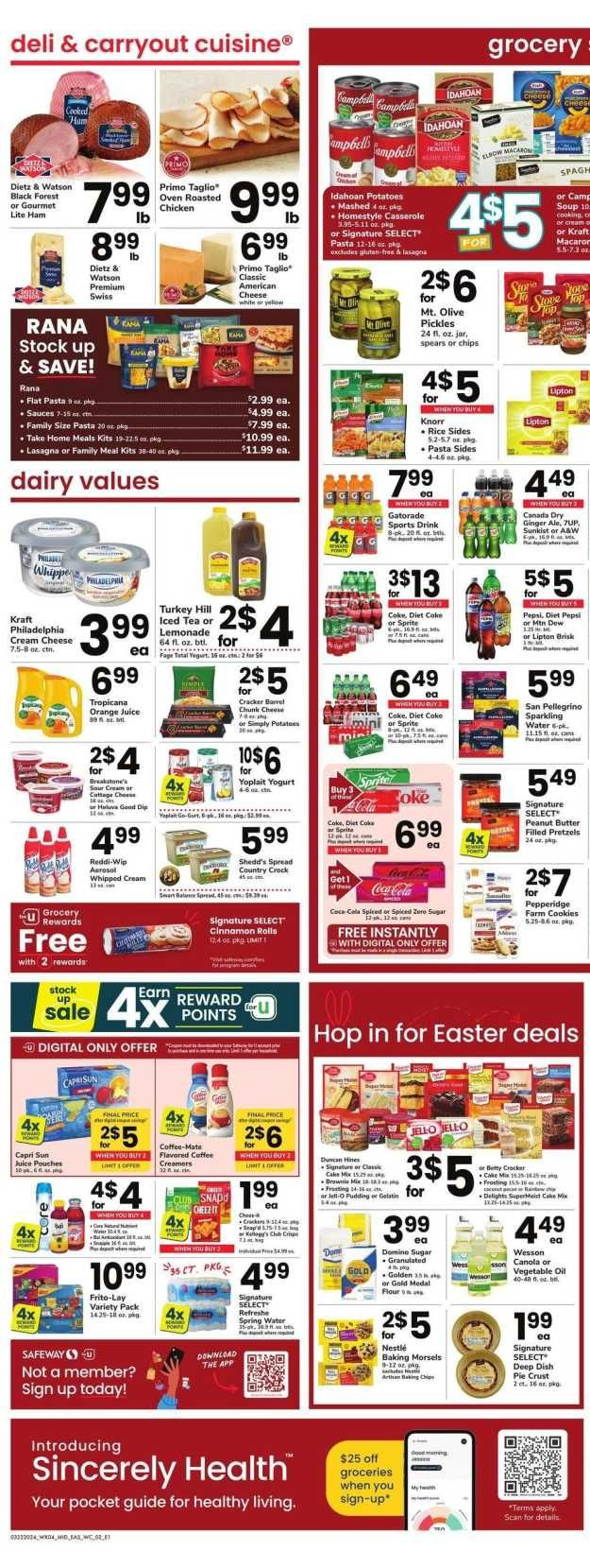 Safeway ad - 03/22/2024 - 03/28/2024. Page 2