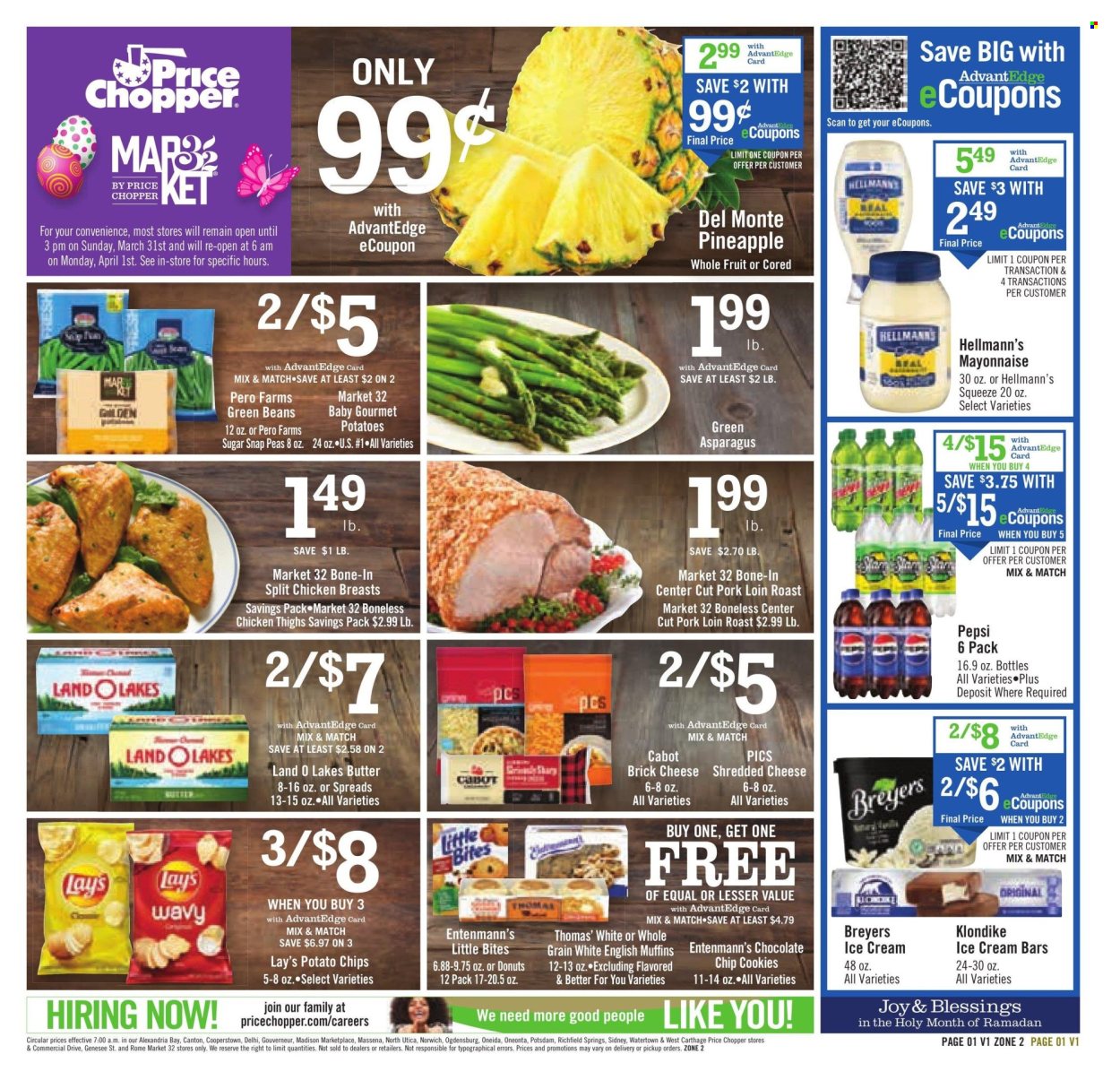 Price Chopper ad - 03/24/2024 - 03/30/2024. Page 1