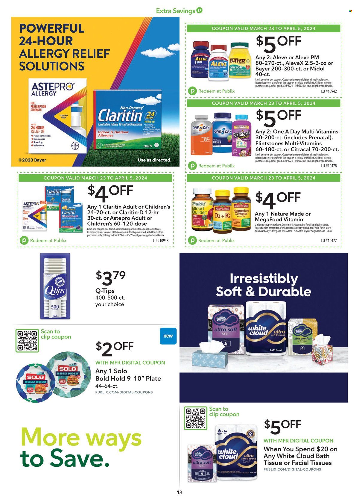 Publix ad - 03/23/2024 - 04/05/2024. Page 13
